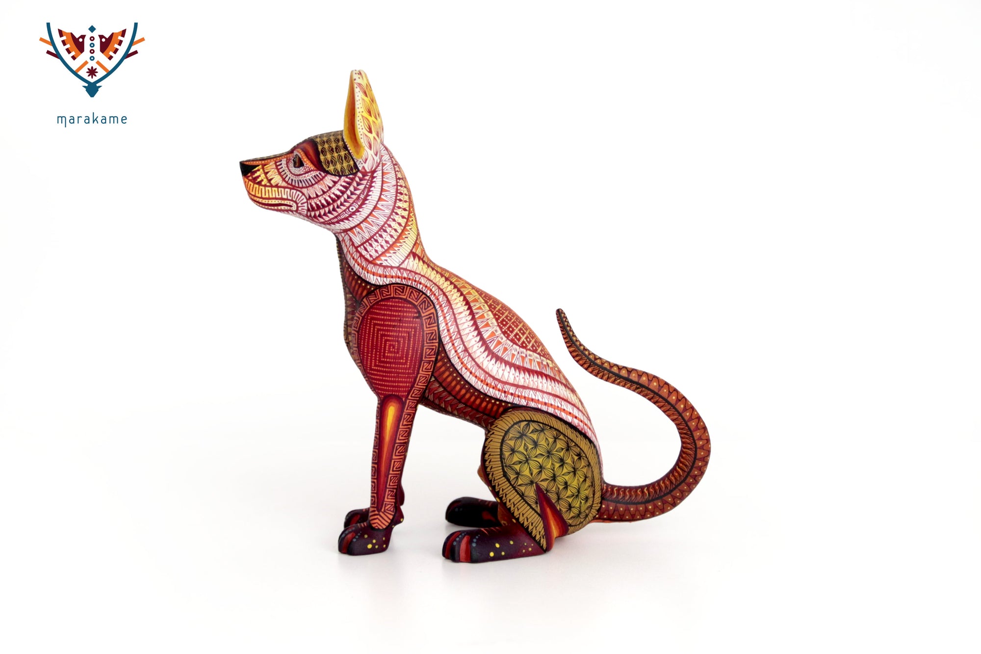 Alebrije - Bidxina of the New Wind - Guardian Dog of Movement and Communication