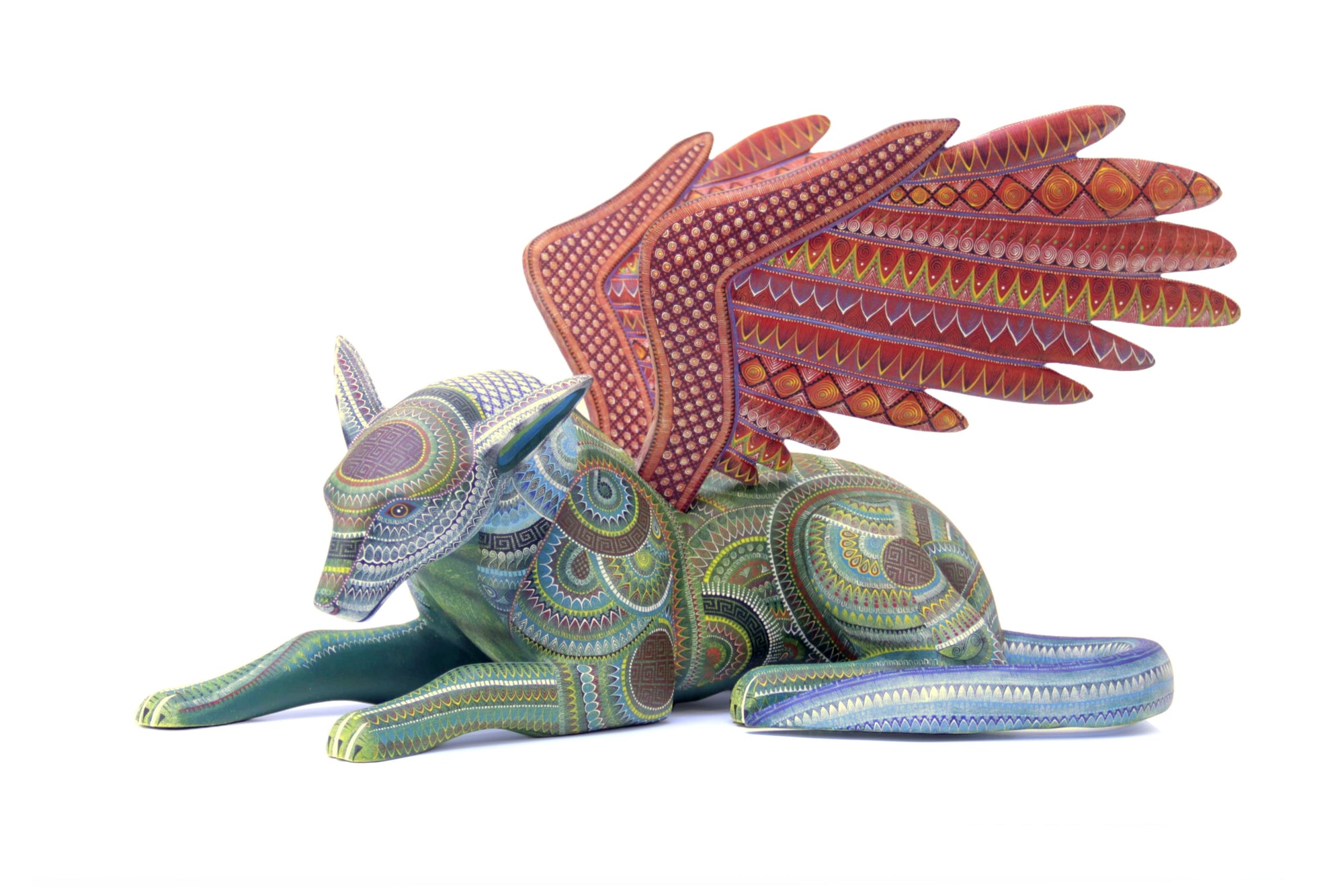 Alebrije - Perro alado - Guardián del copal