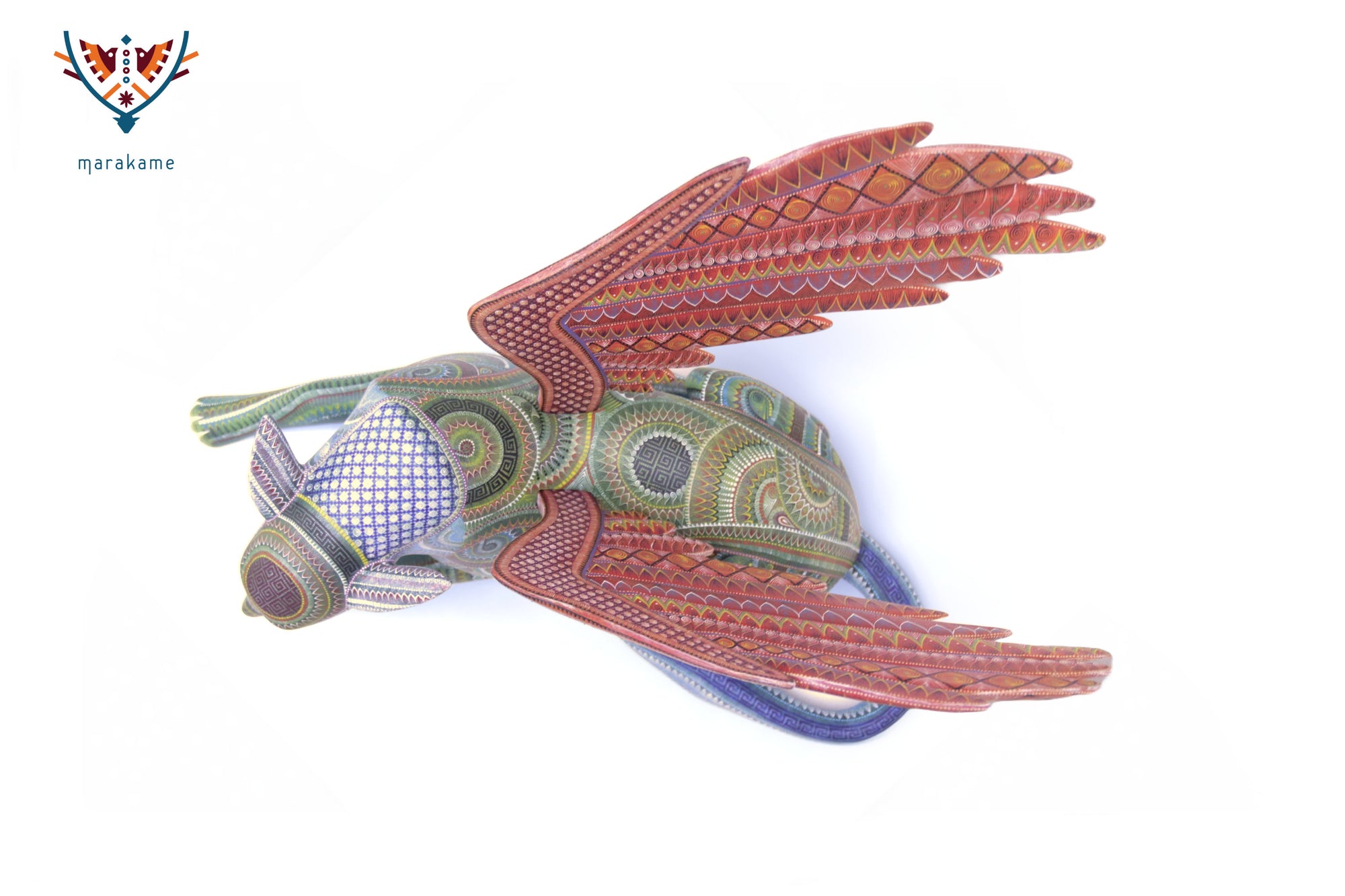 Alebrije - Perro alado - Guardián del copal