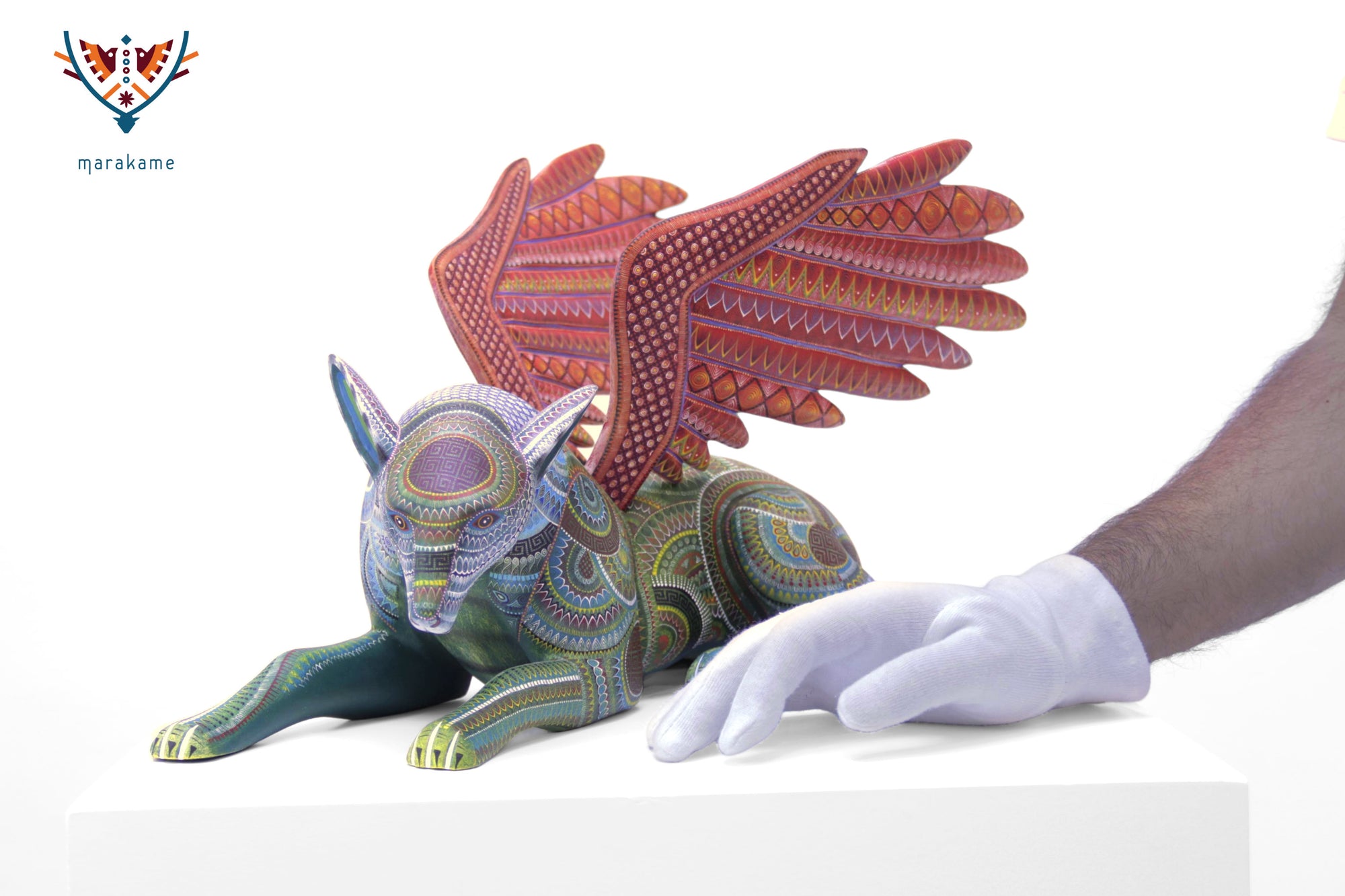 Alebrije - Perro alado - Guardián del copal