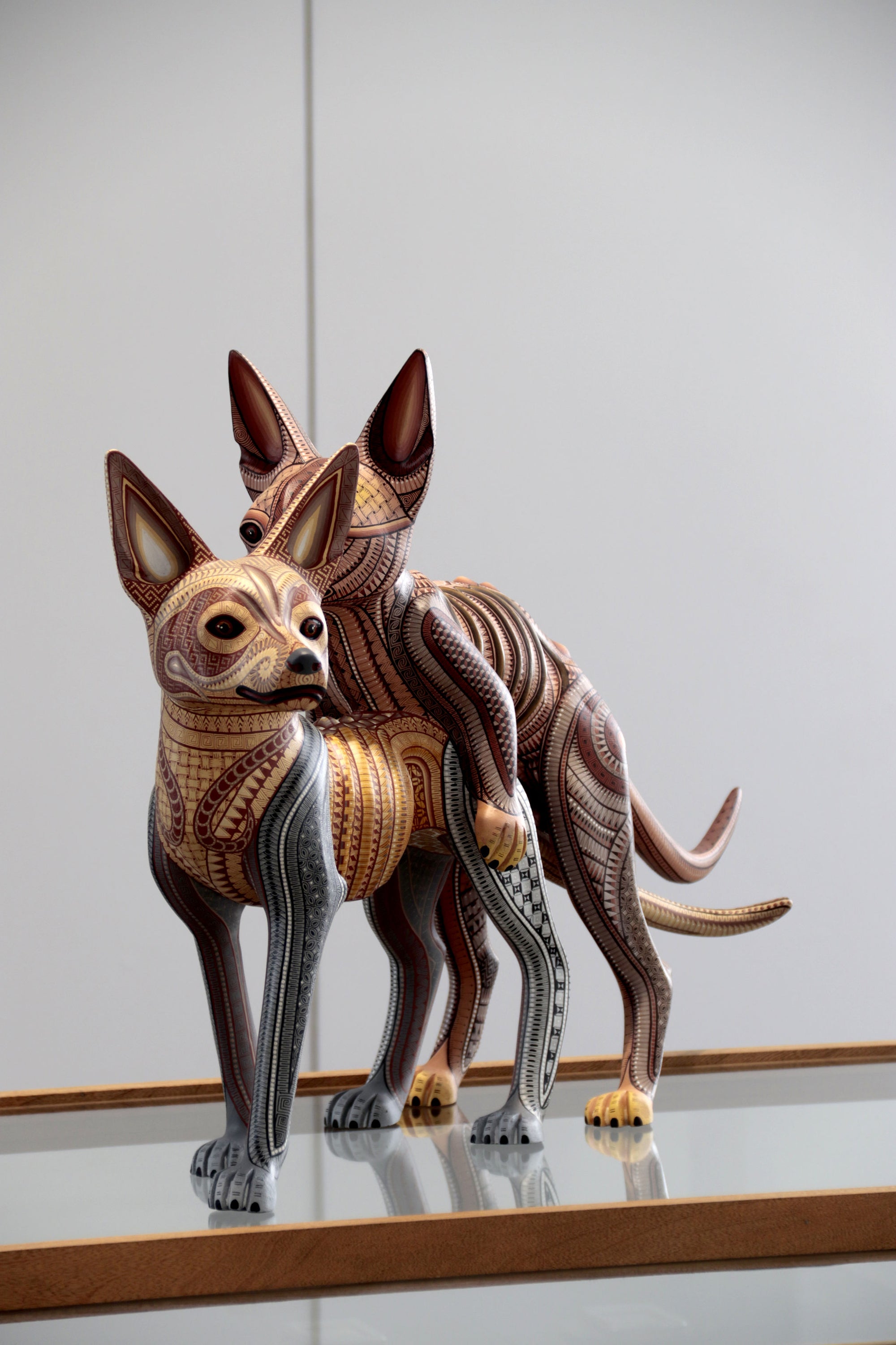 Alebrije - Perros zapotecas apareándose