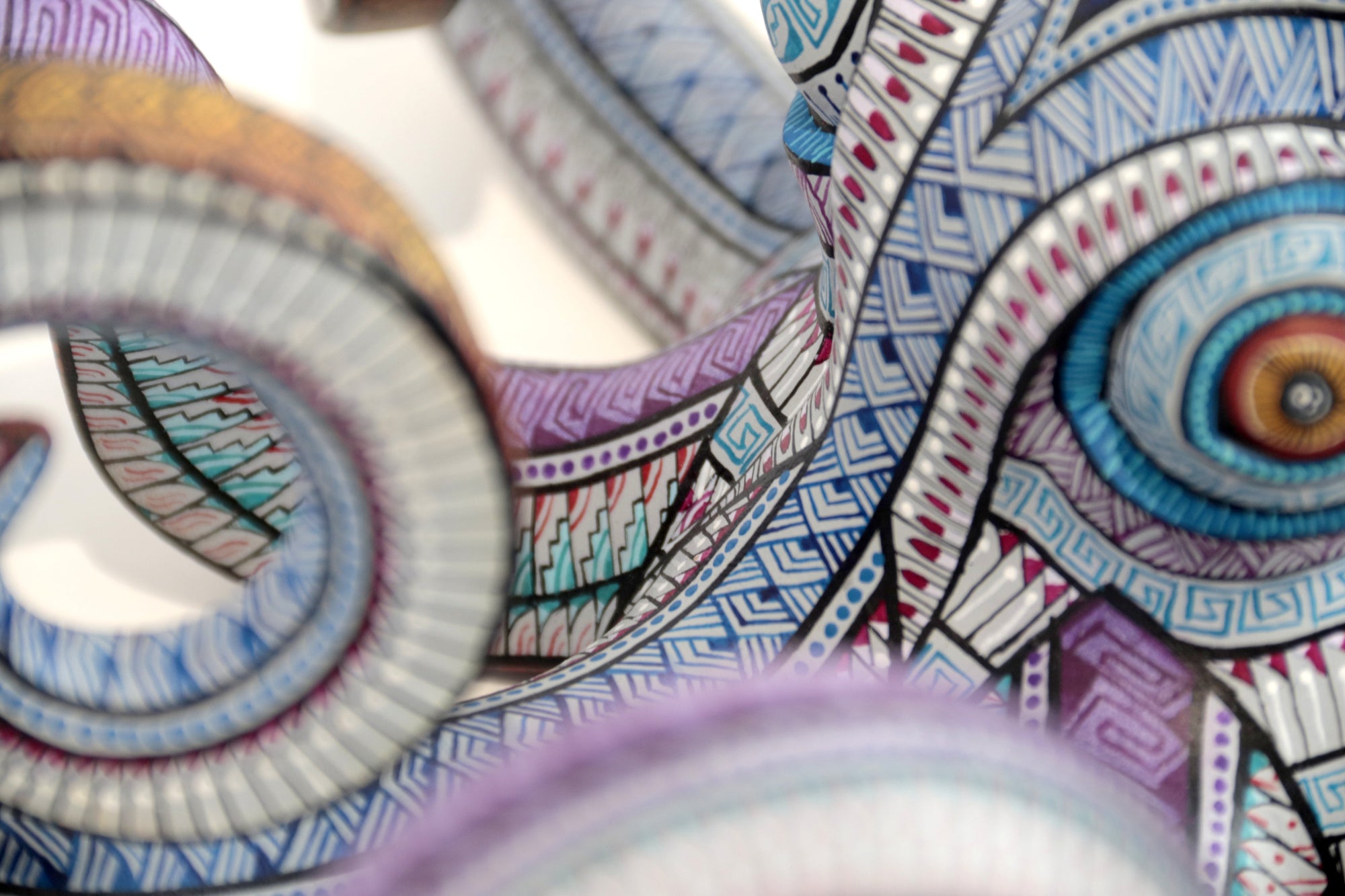 Alebrije - Pulpo Albino