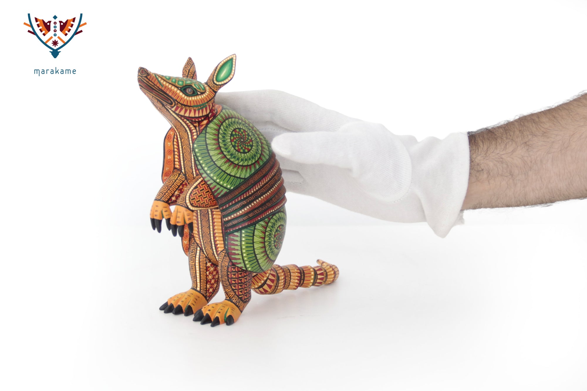 Alebrije – Yagul: Hüter des Gewächshauses – Gürteltier der Labyrinthe, Felder und Zufluchtsorte