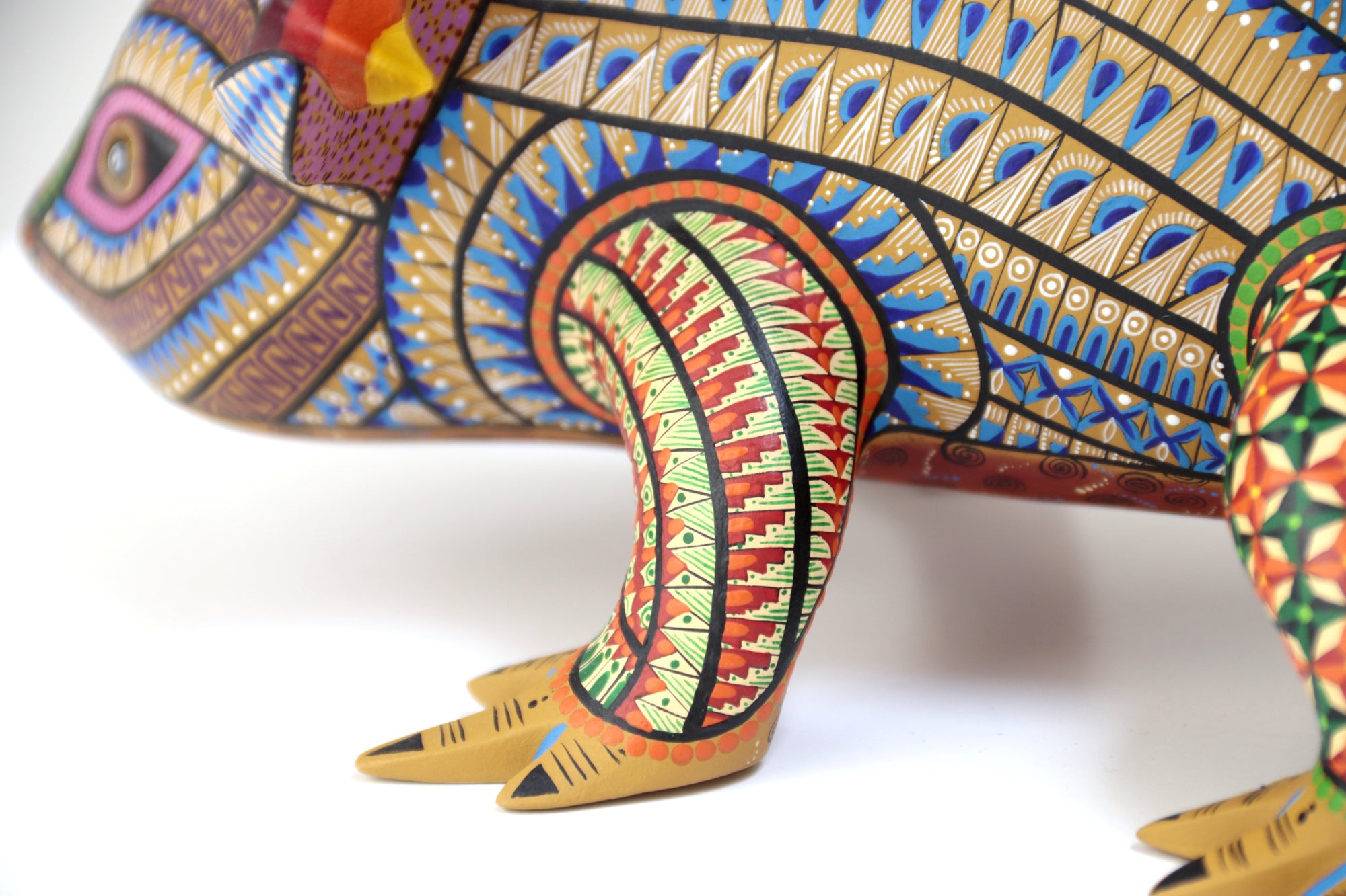 Alebrije - Multicolored Axolotl - Emergence of the Earth Spirit
