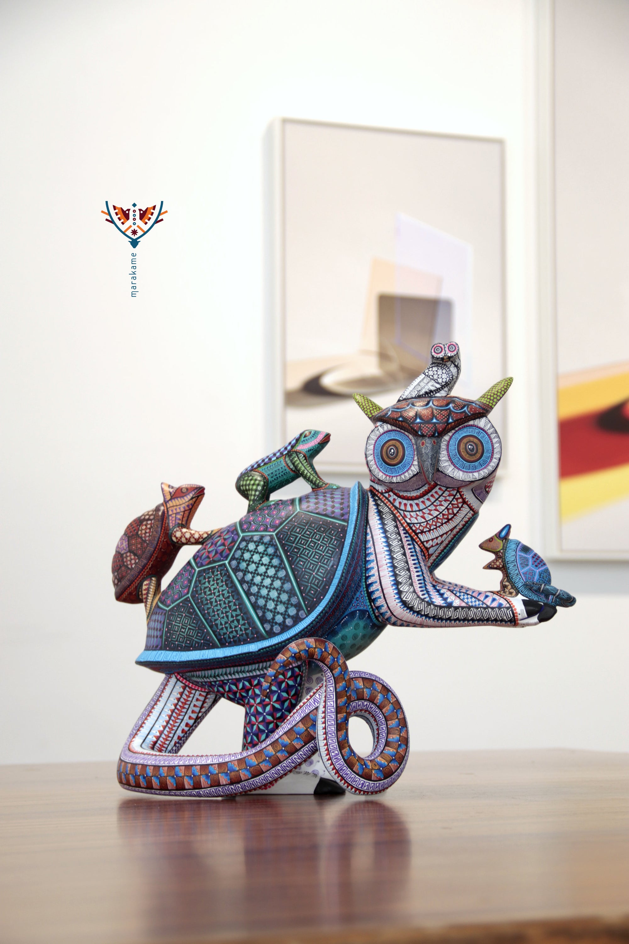 Alebrije – Fusión Búho – Portador de Saberes Superpuestos