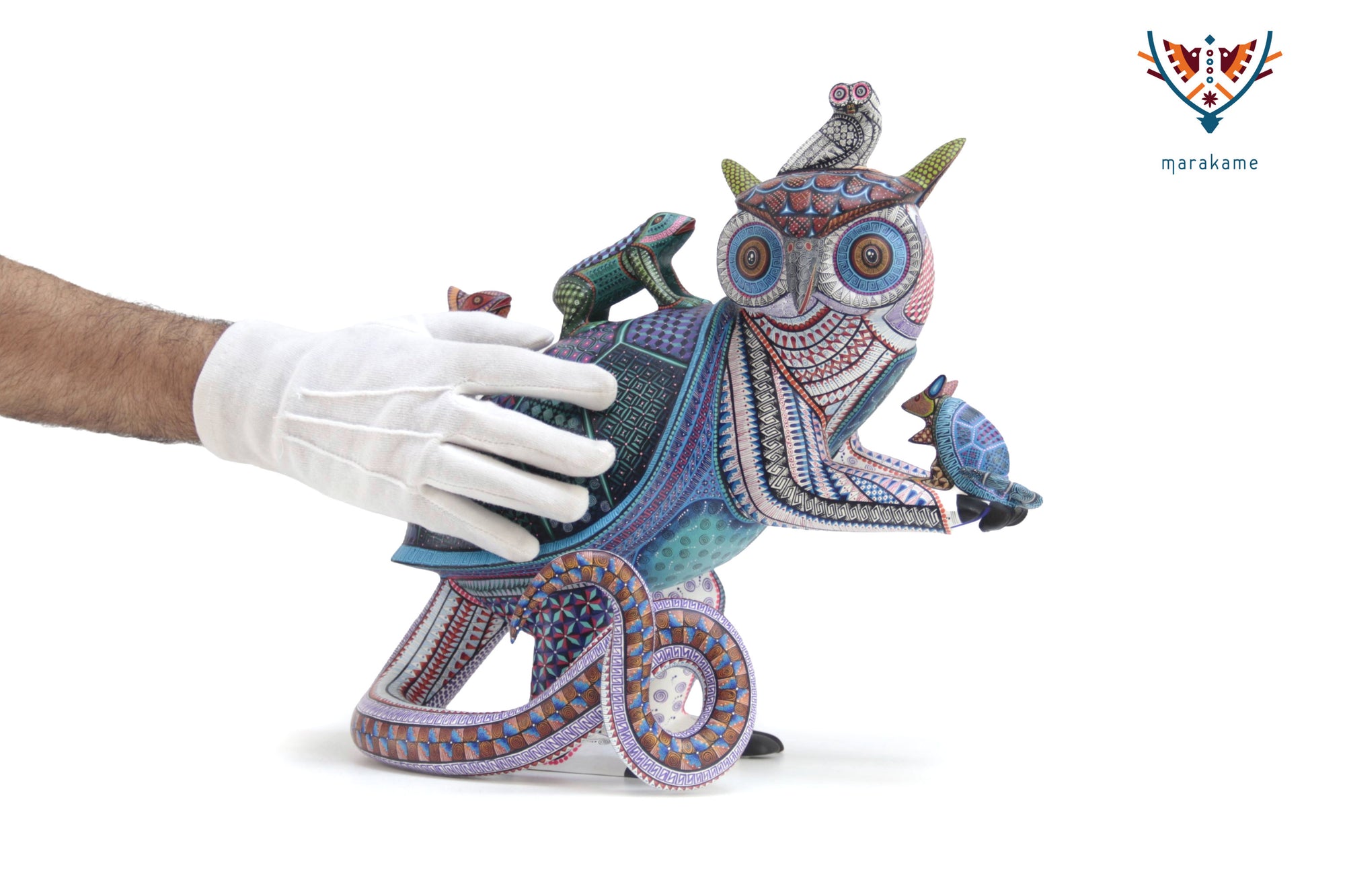 Alebrije – Fusión Búho – Portador de Saberes Superpuestos