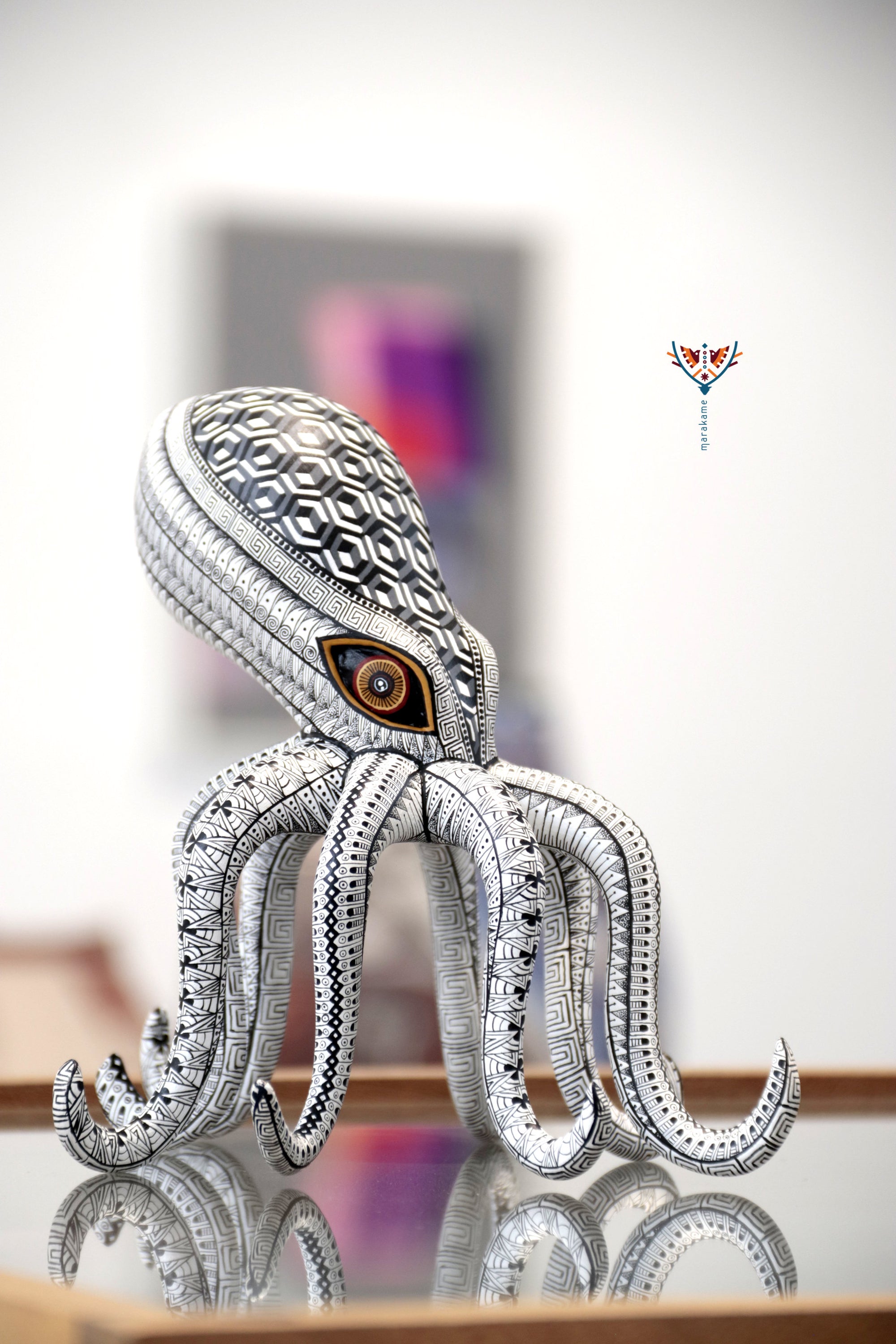 Alebrije - Pulpo blanco