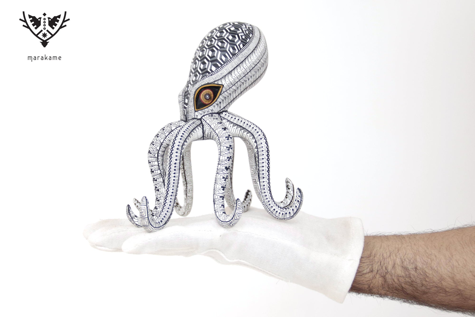 Alebrije - Pulpo blanco