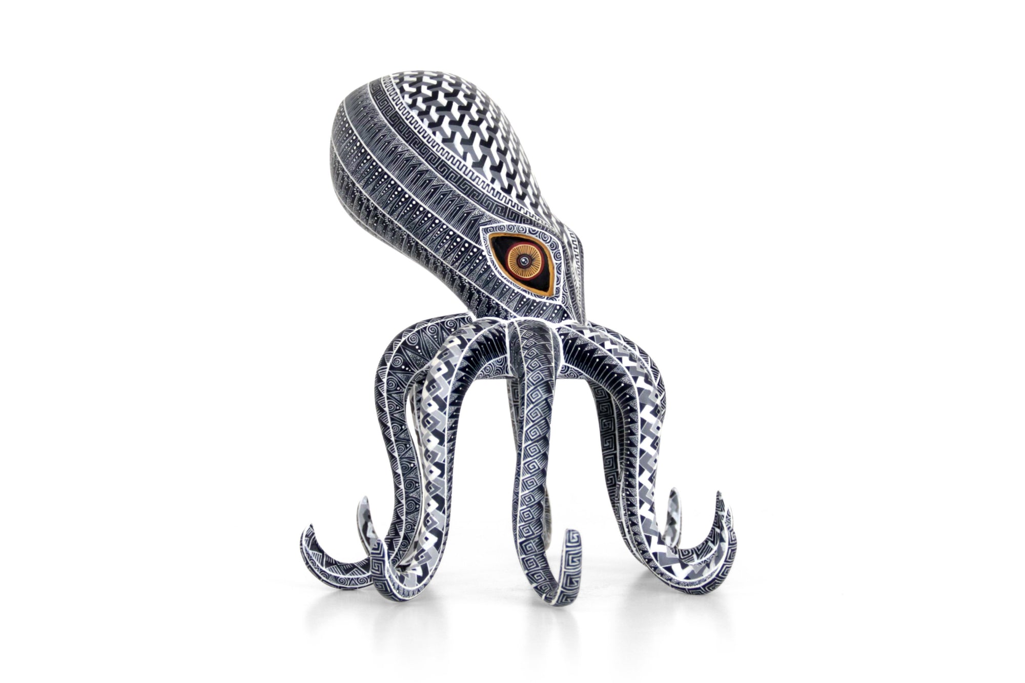 Alebrije - Schwarzer Oktopus