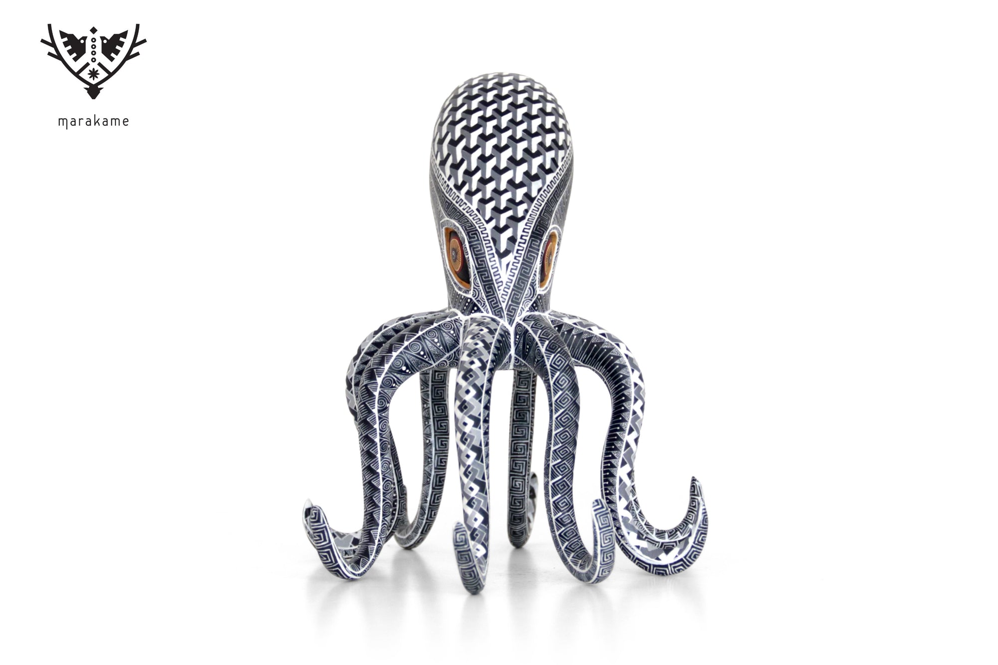 Alebrije - Schwarzer Oktopus