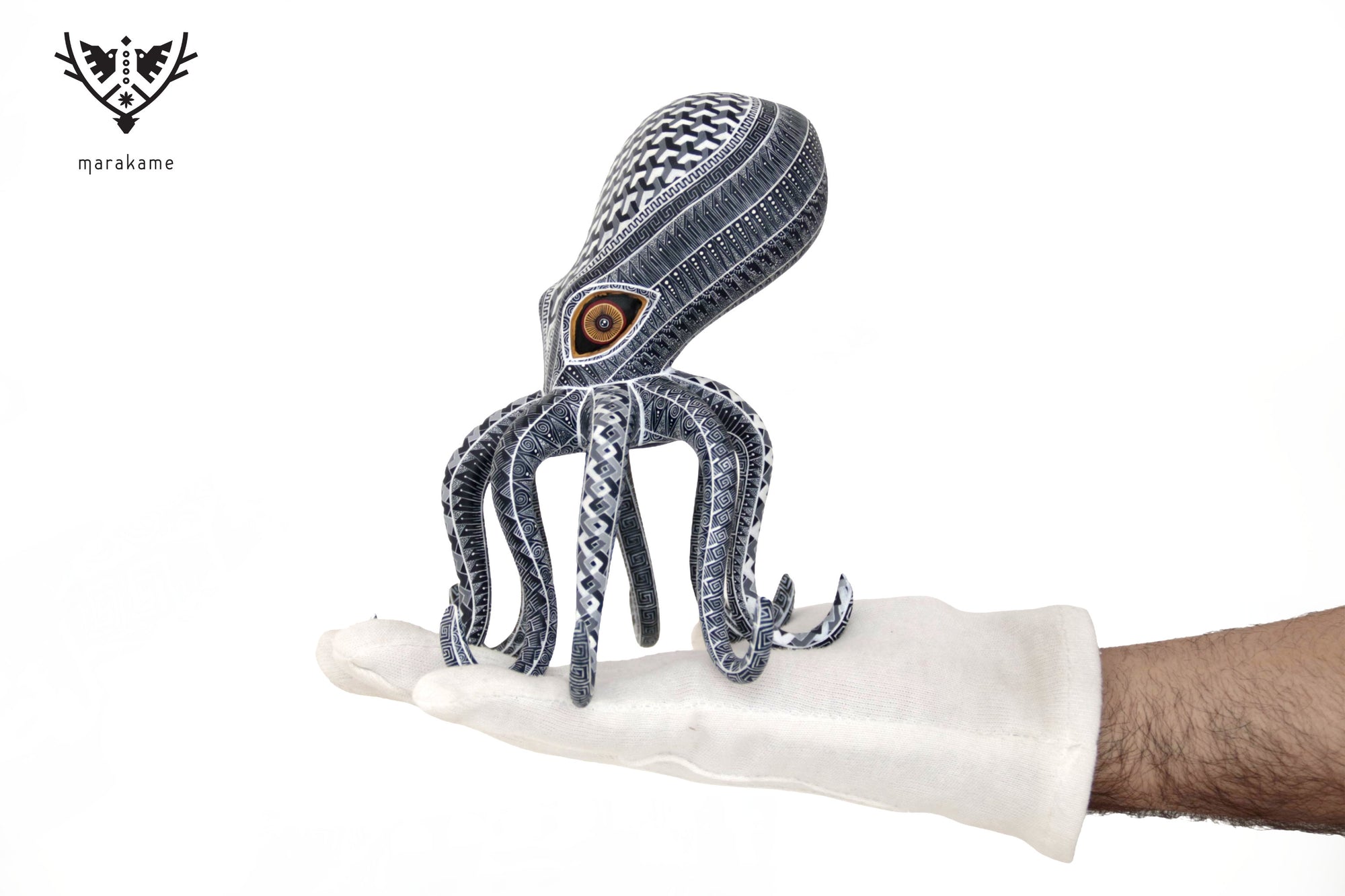 Alebrije - Schwarzer Oktopus