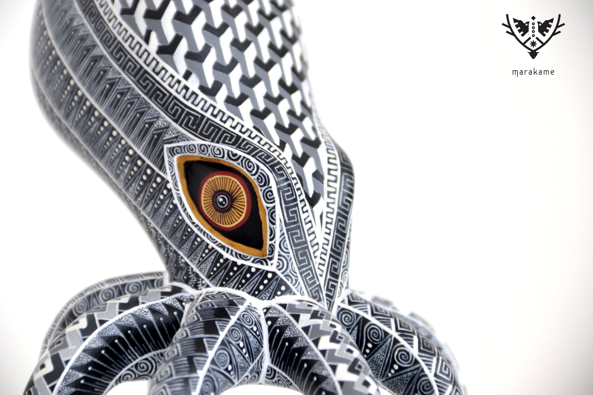 Alebrije - Schwarzer Oktopus