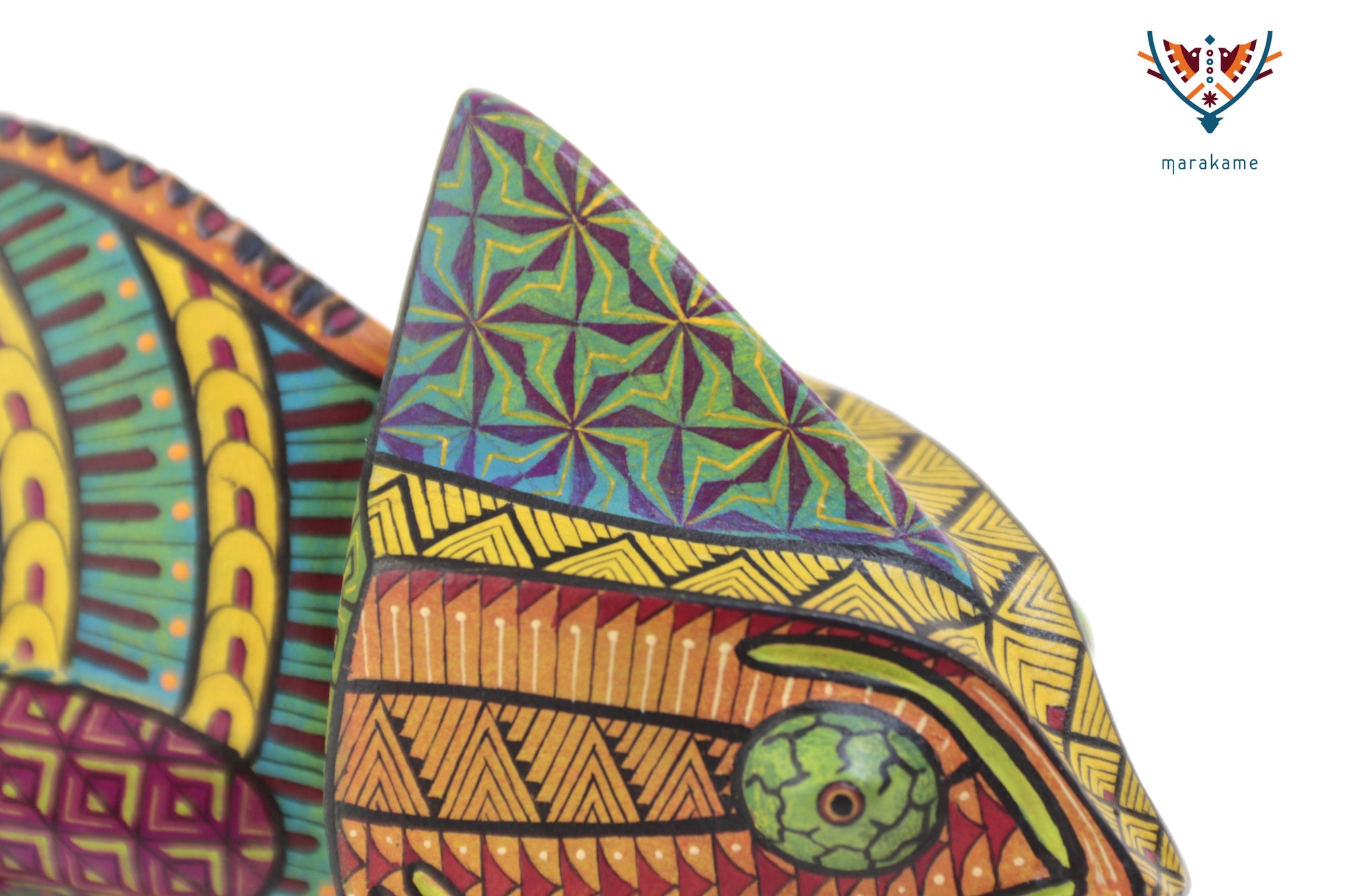 Alebrije – Camaleón de Cola Amarilla – Manifestación de la Energía Vital