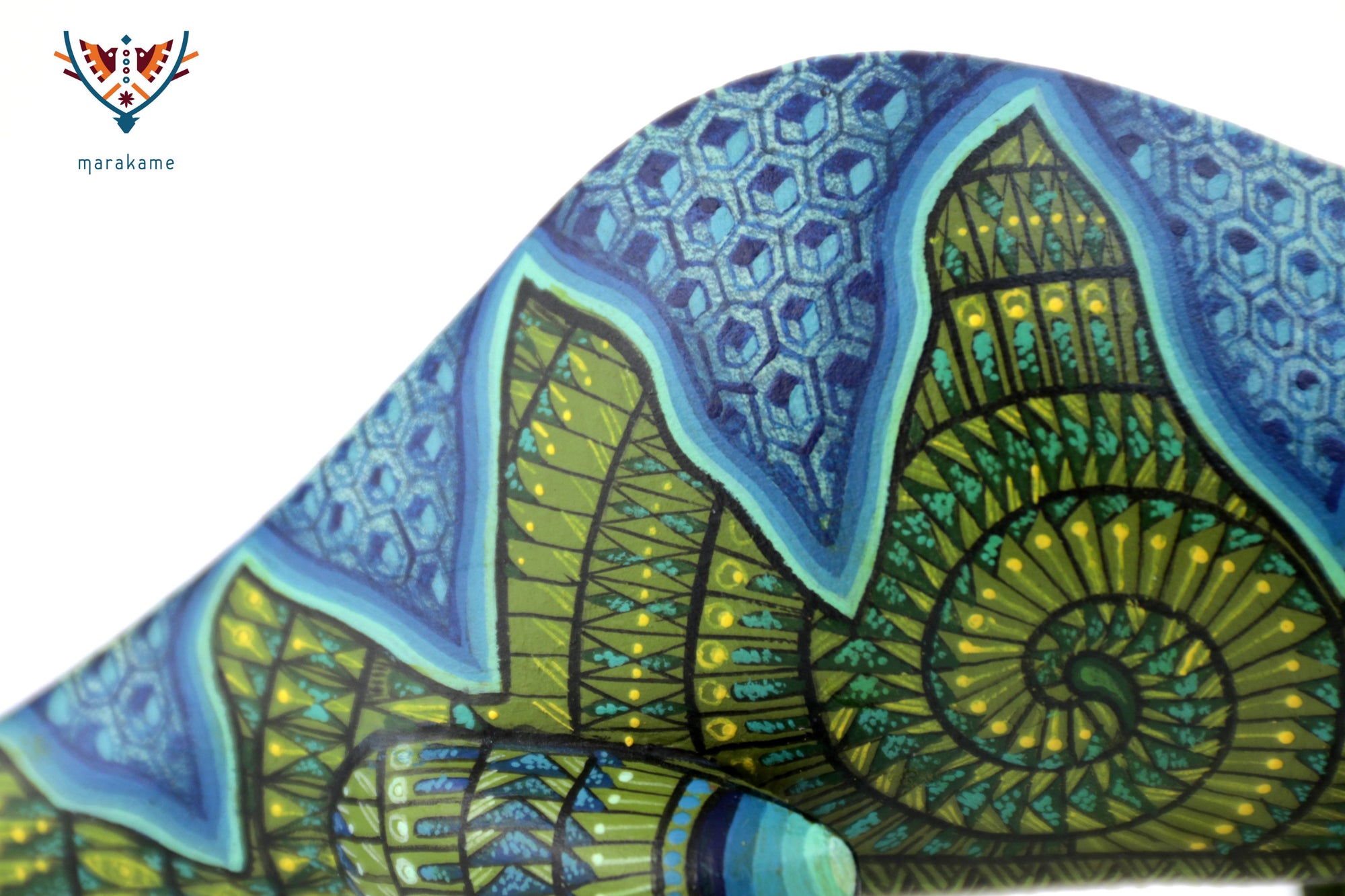 Alebrije – Camaleón de Cola Verde – Espíritu de Adaptación