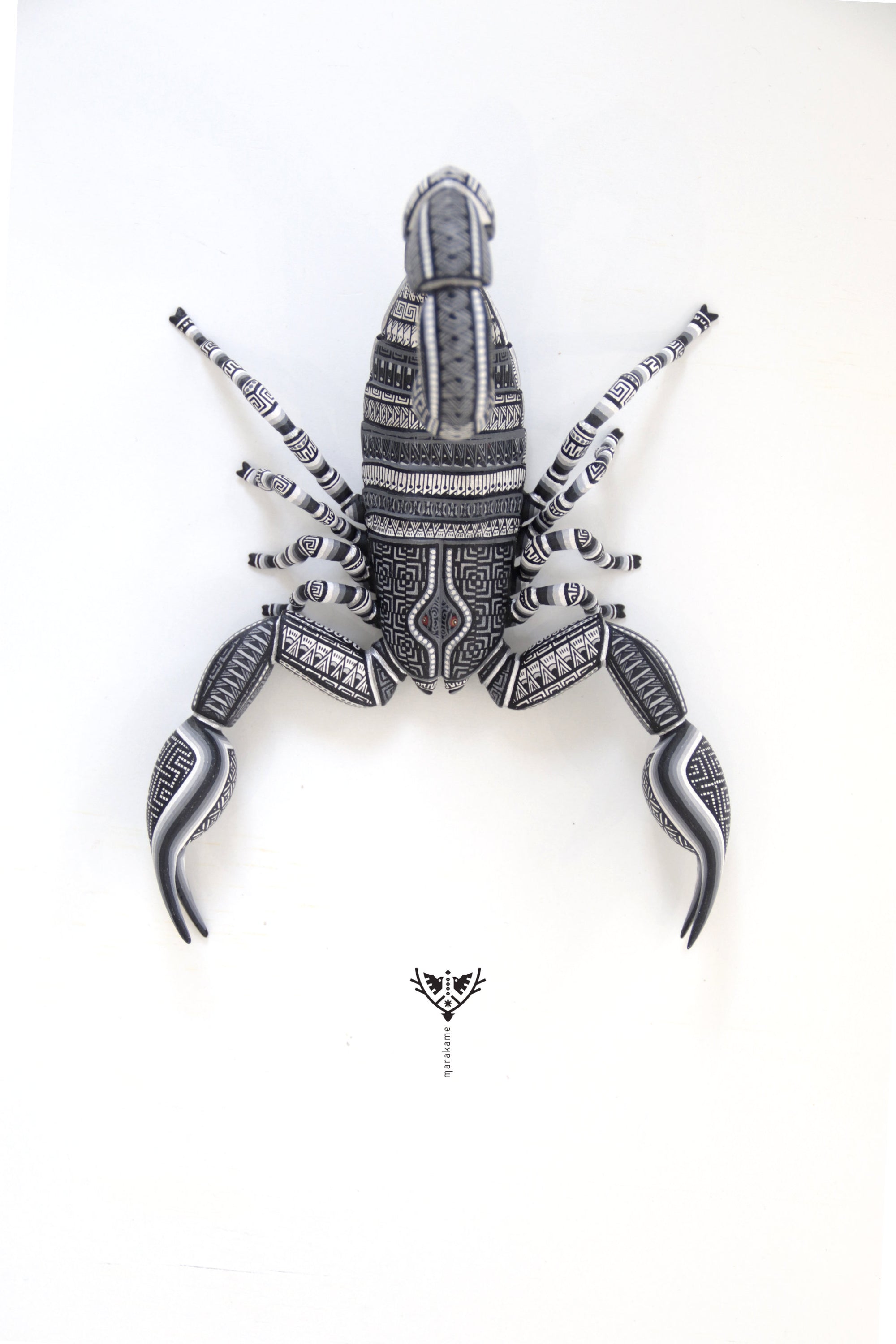 Alebrije – Escorpión Zapoteca – El Guardián Segmentado del Umbral