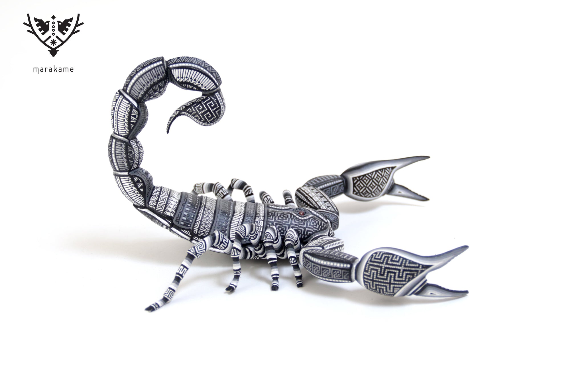 Alebrije – Escorpión Zapoteca – El Guardián Segmentado del Umbral