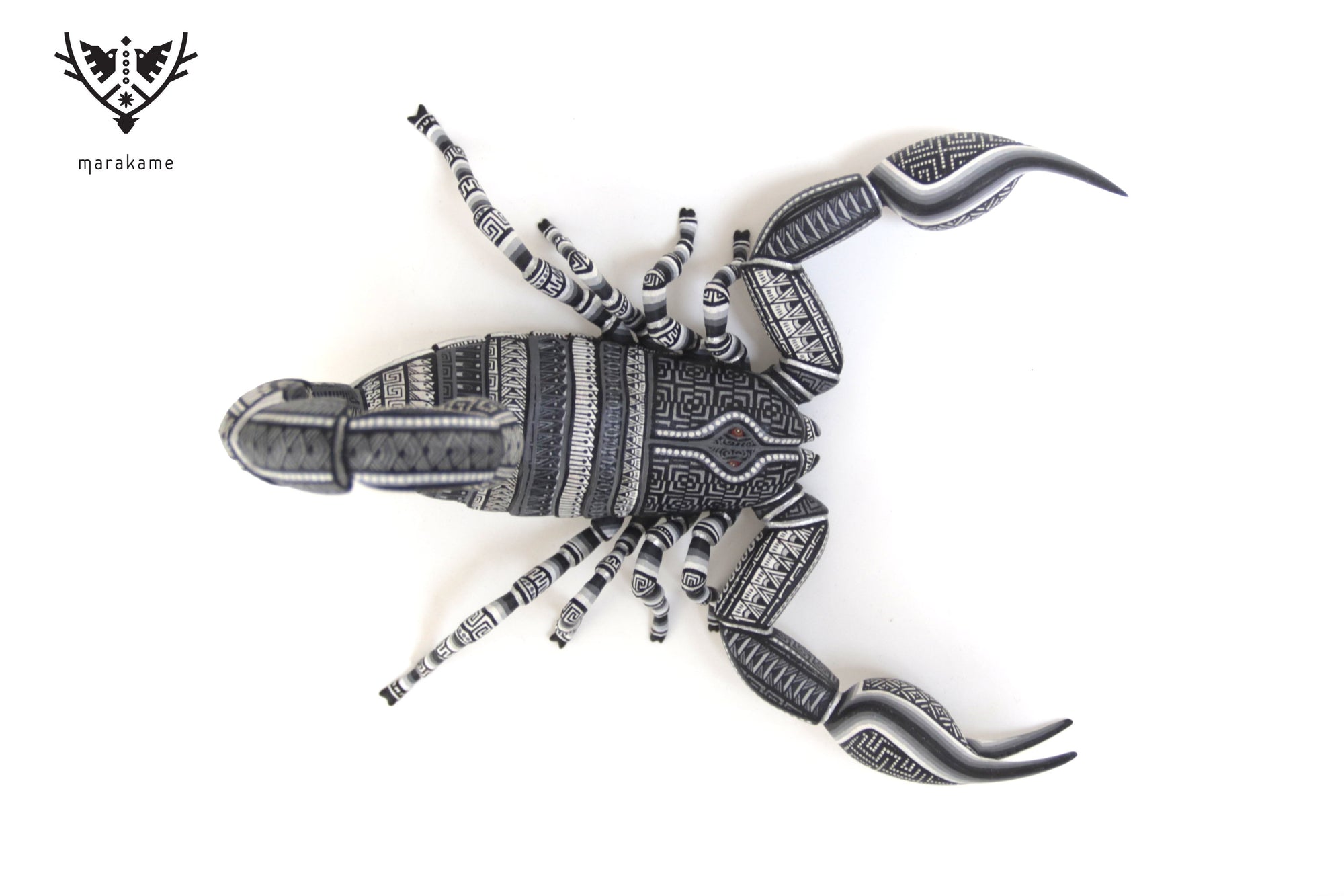 Alebrije – Escorpión Zapoteca – El Guardián Segmentado del Umbral