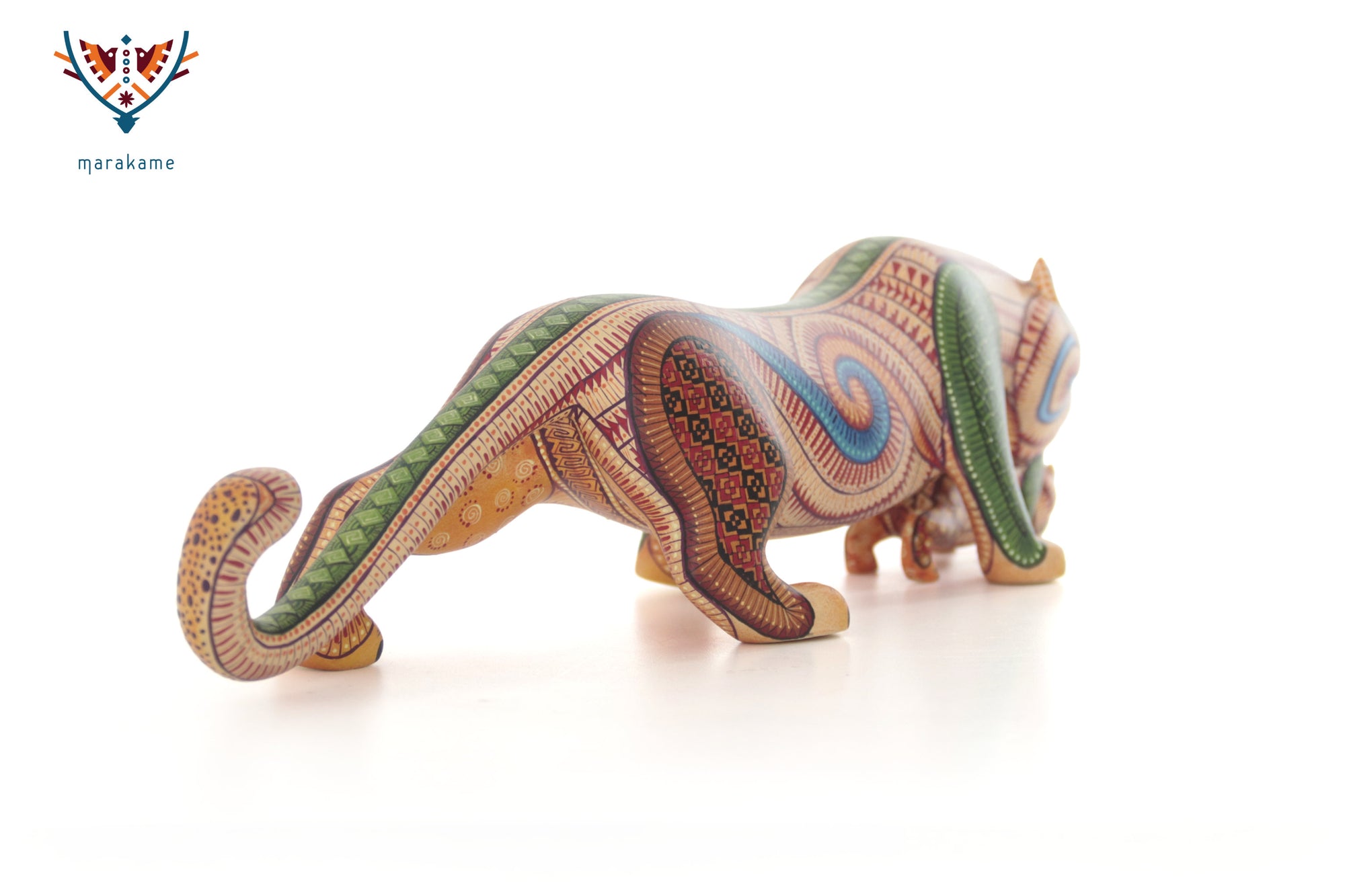 Alebrije - Mother Jaguar of Mitla - Protection, lineage and quest