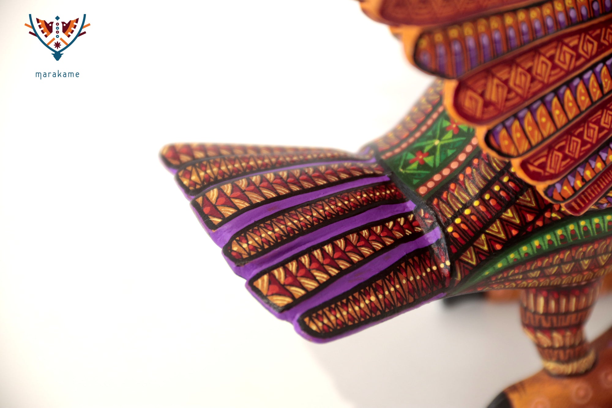 Alebrije Lechuza - Alas del fuego ceremonial