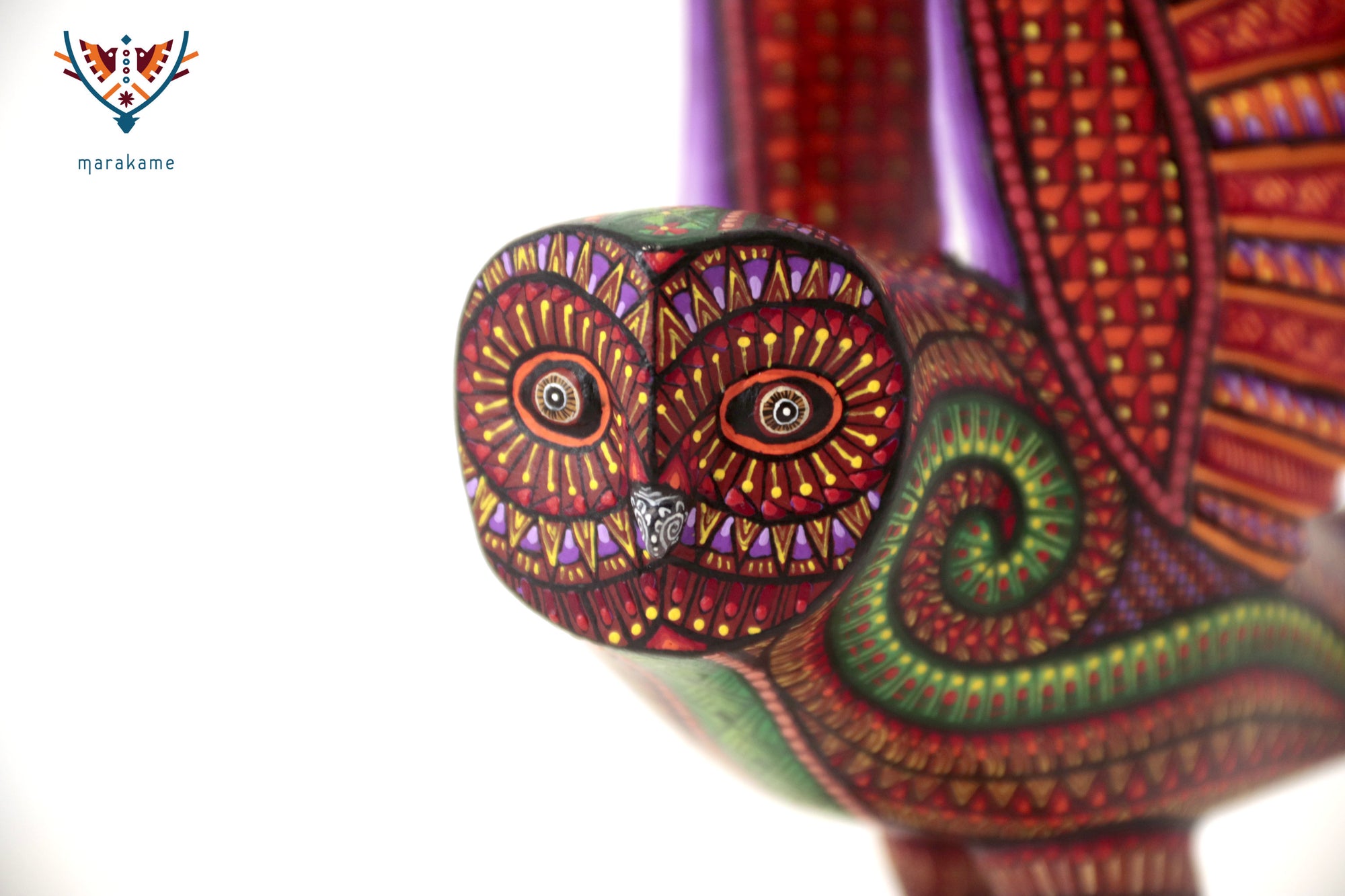 Alebrije Lechuza - Alas del fuego ceremonial