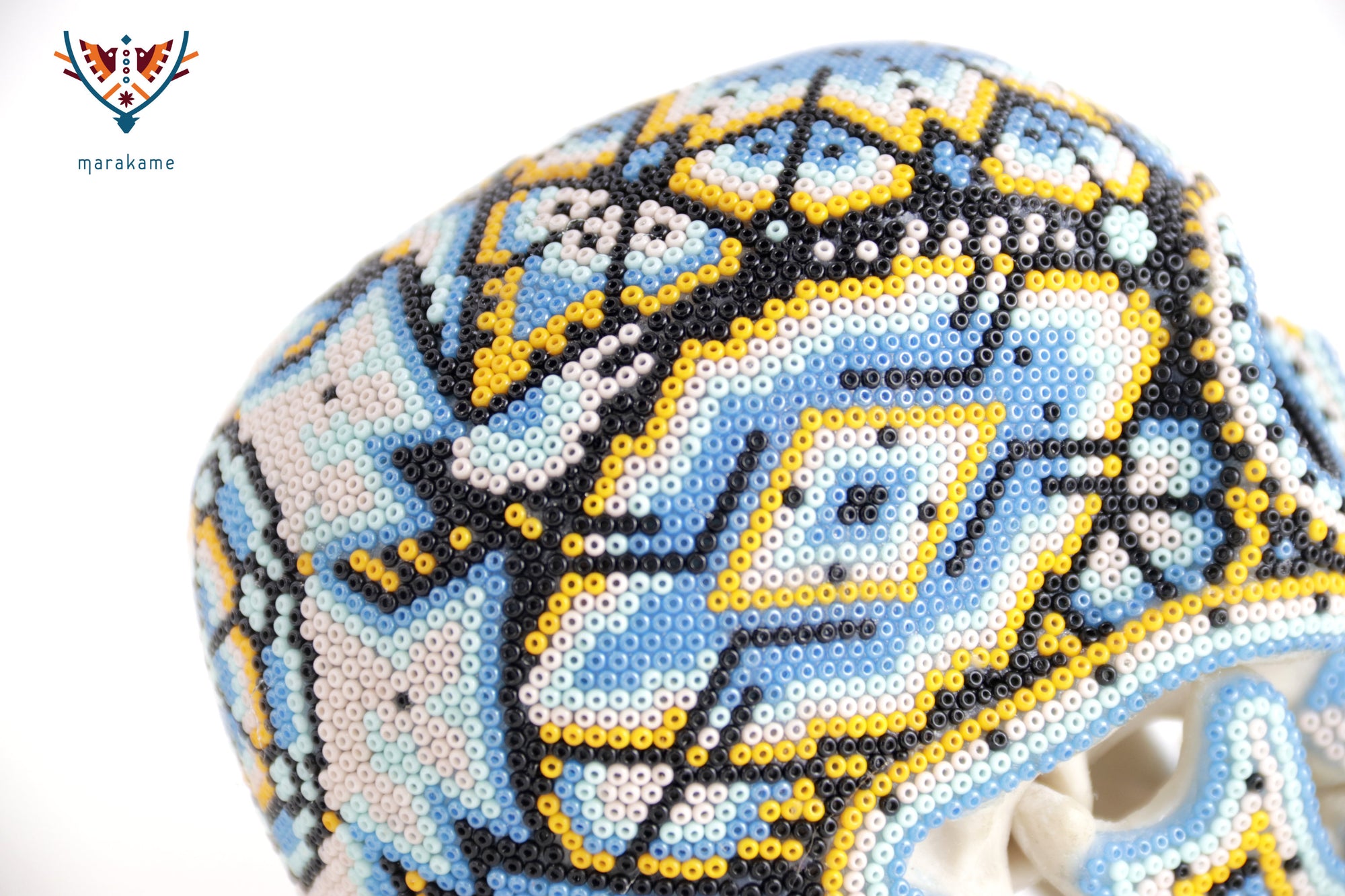 Calavera Huichol Mediana - Eyekame - Cielo geométrico del agua solar