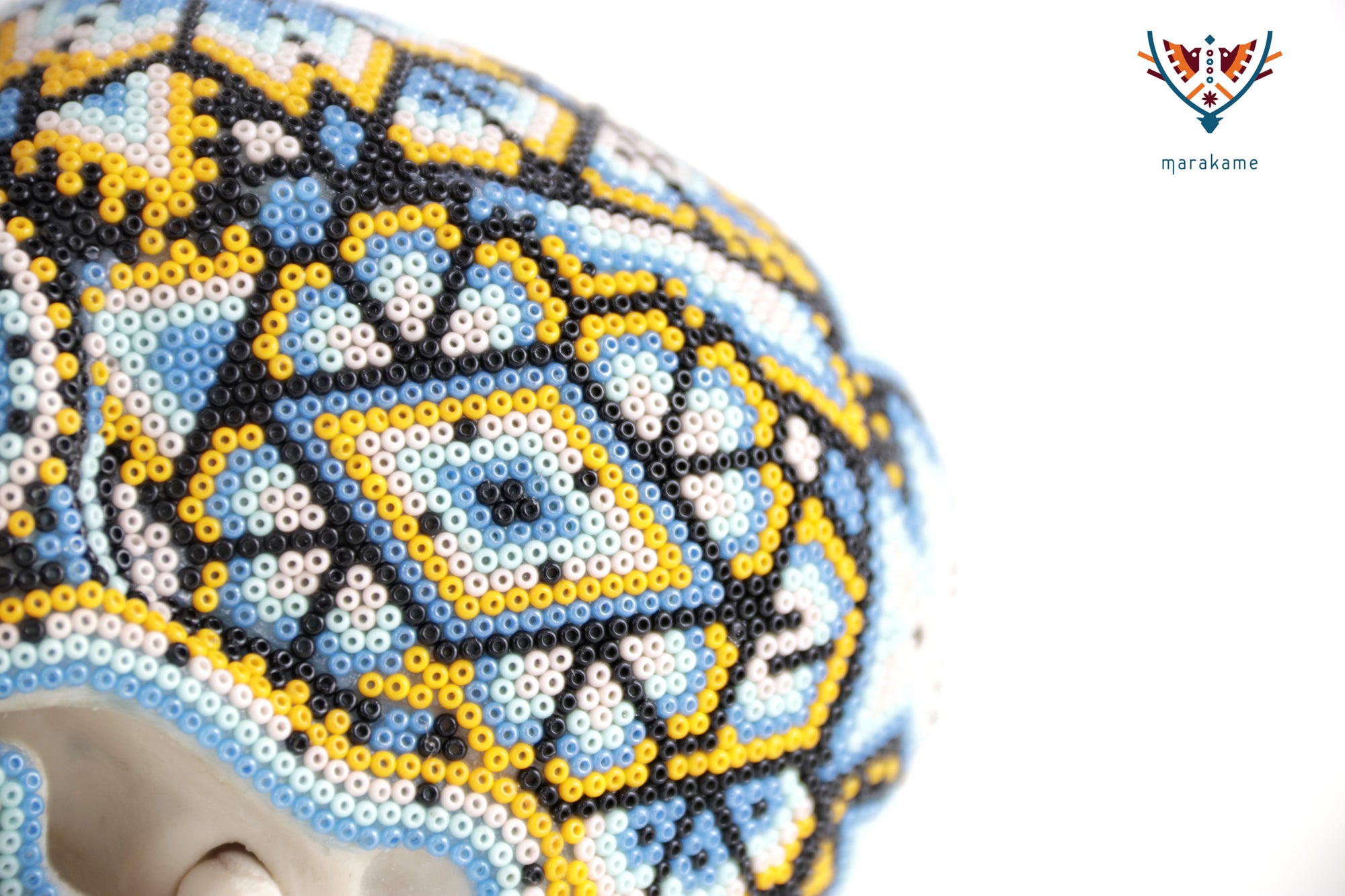 Calavera Huichol Mediana - Eyekame - Cielo geométrico del agua solar
