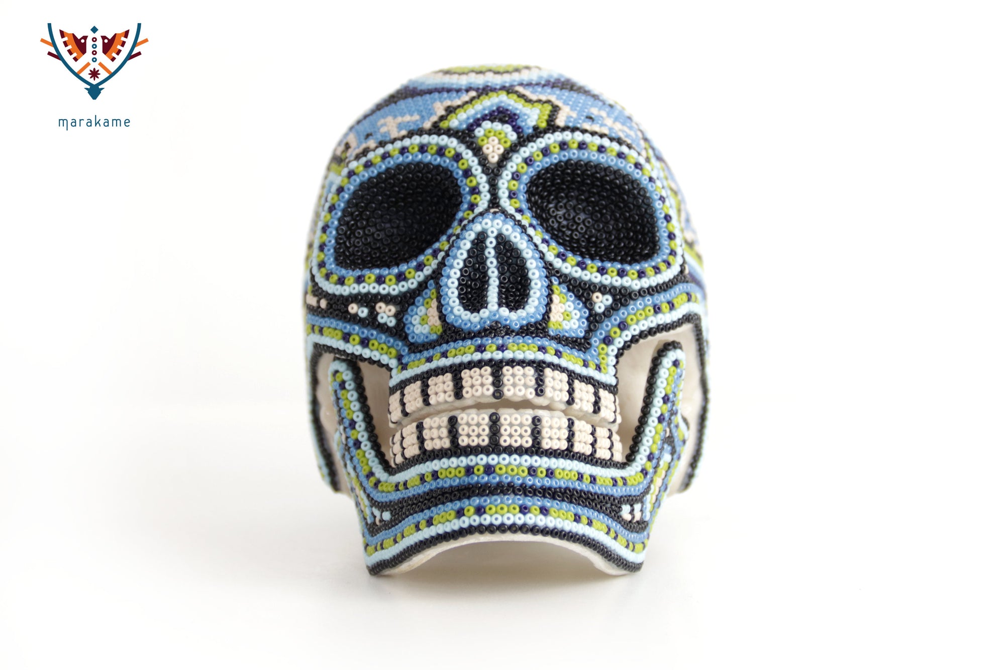 Calavera Huichol Mediana - Eyekame - Río nocturno de los cuatro rumbos