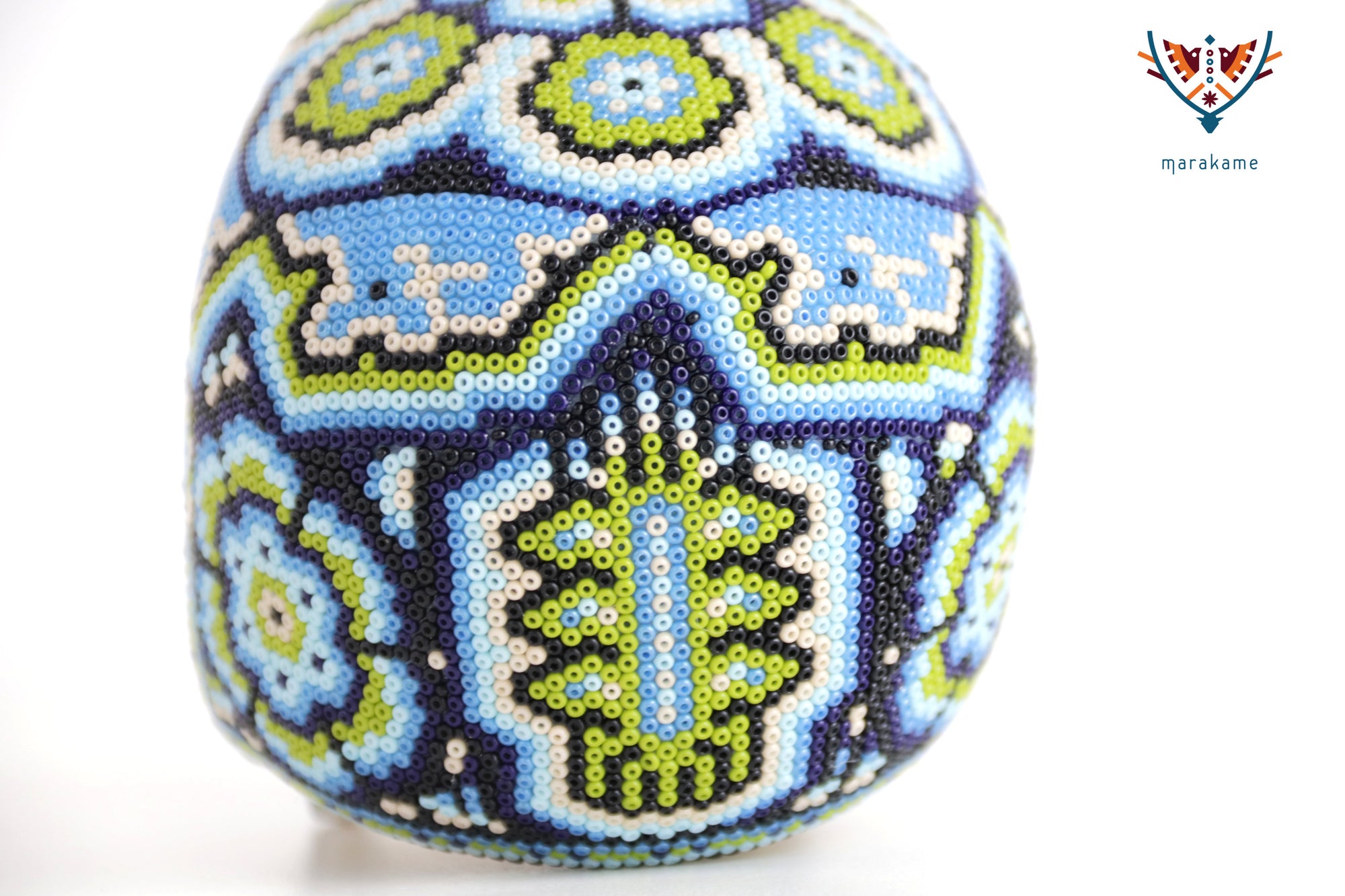 Calavera Huichol Mediana - Eyekame - Río nocturno de los cuatro rumbos