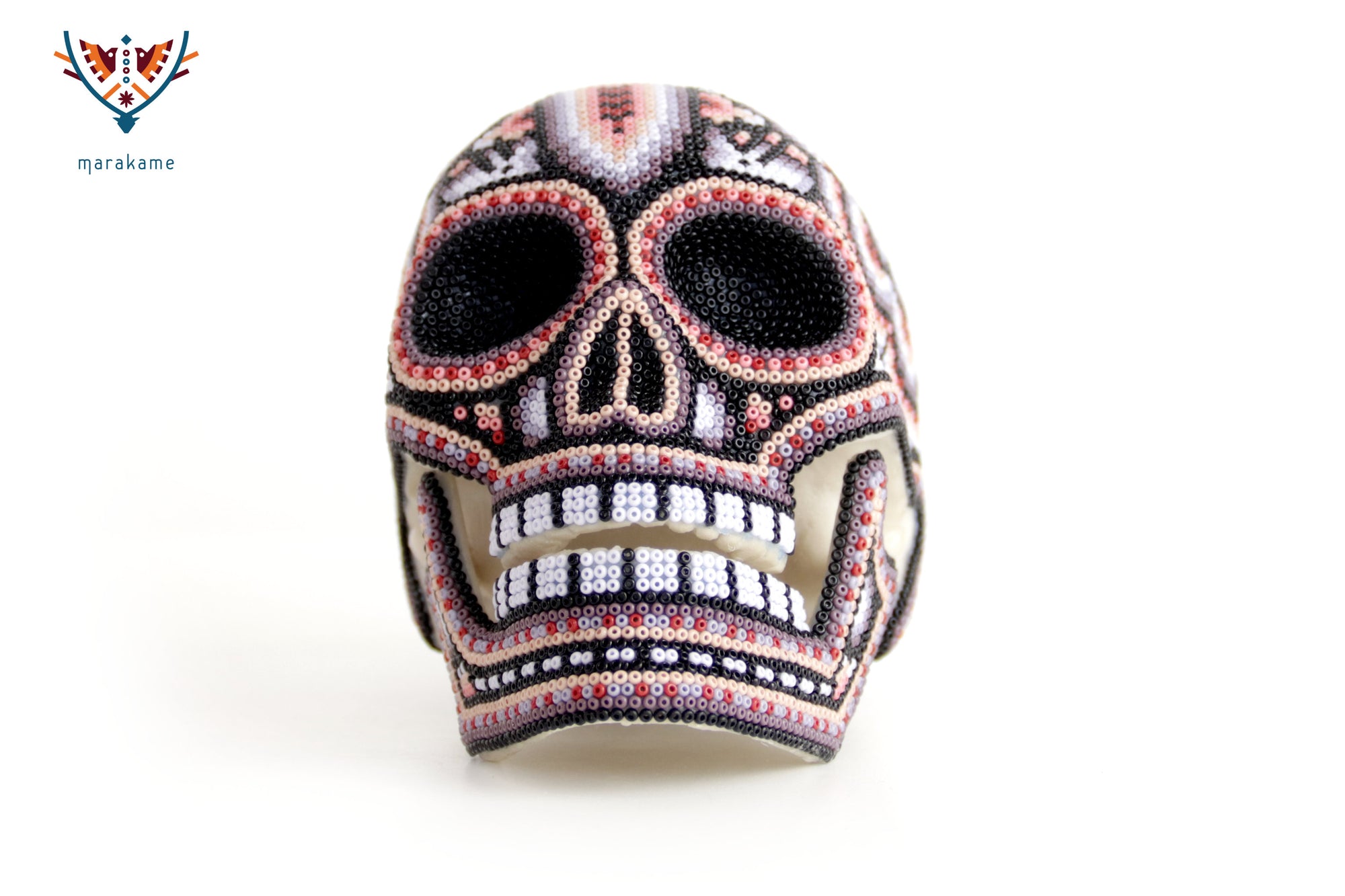Calavera Huichol Mediana - Eyekame - Jardín de ecos y memoria lunar