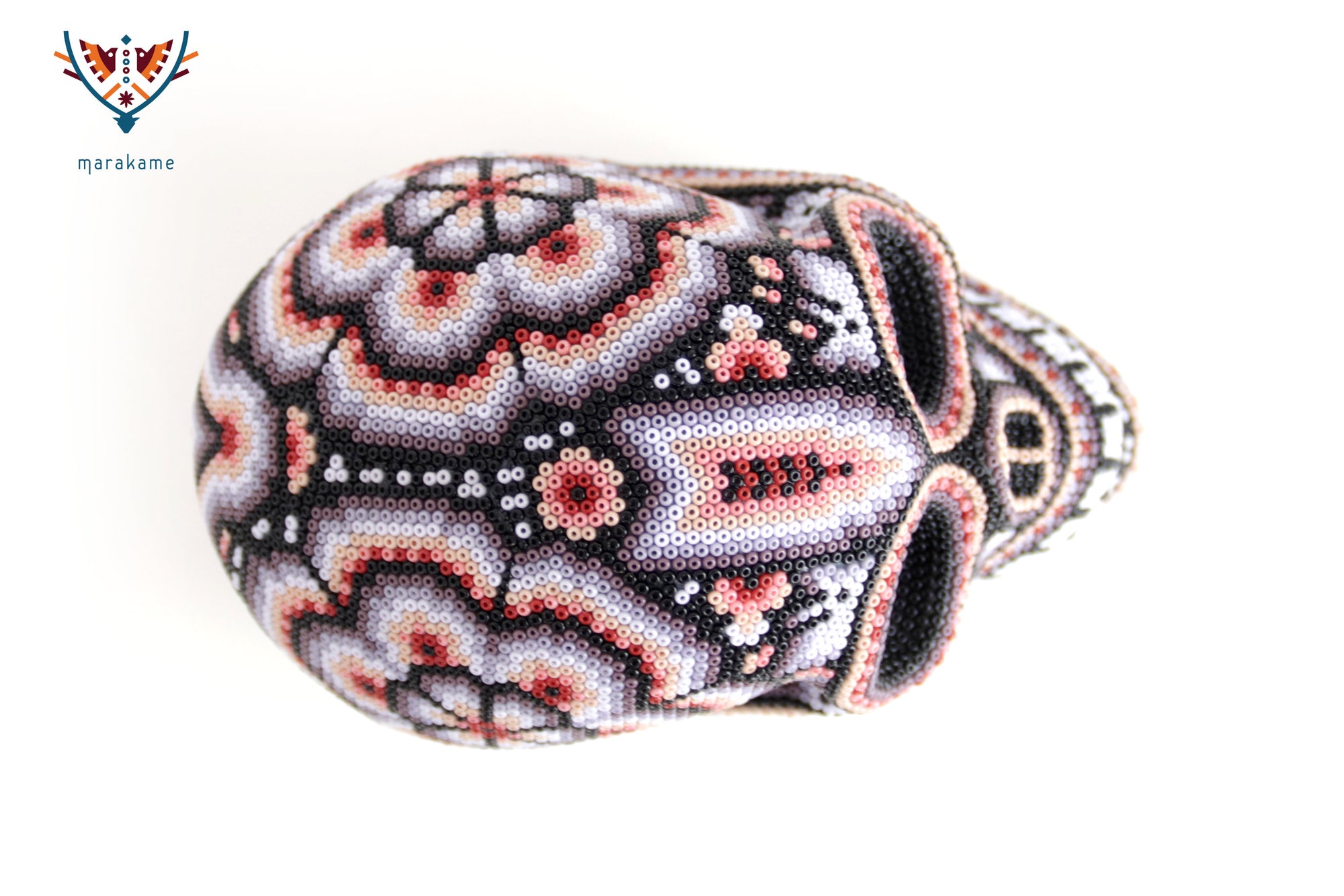 Calavera Huichol Mediana - Eyekame - Jardín de ecos y memoria lunar