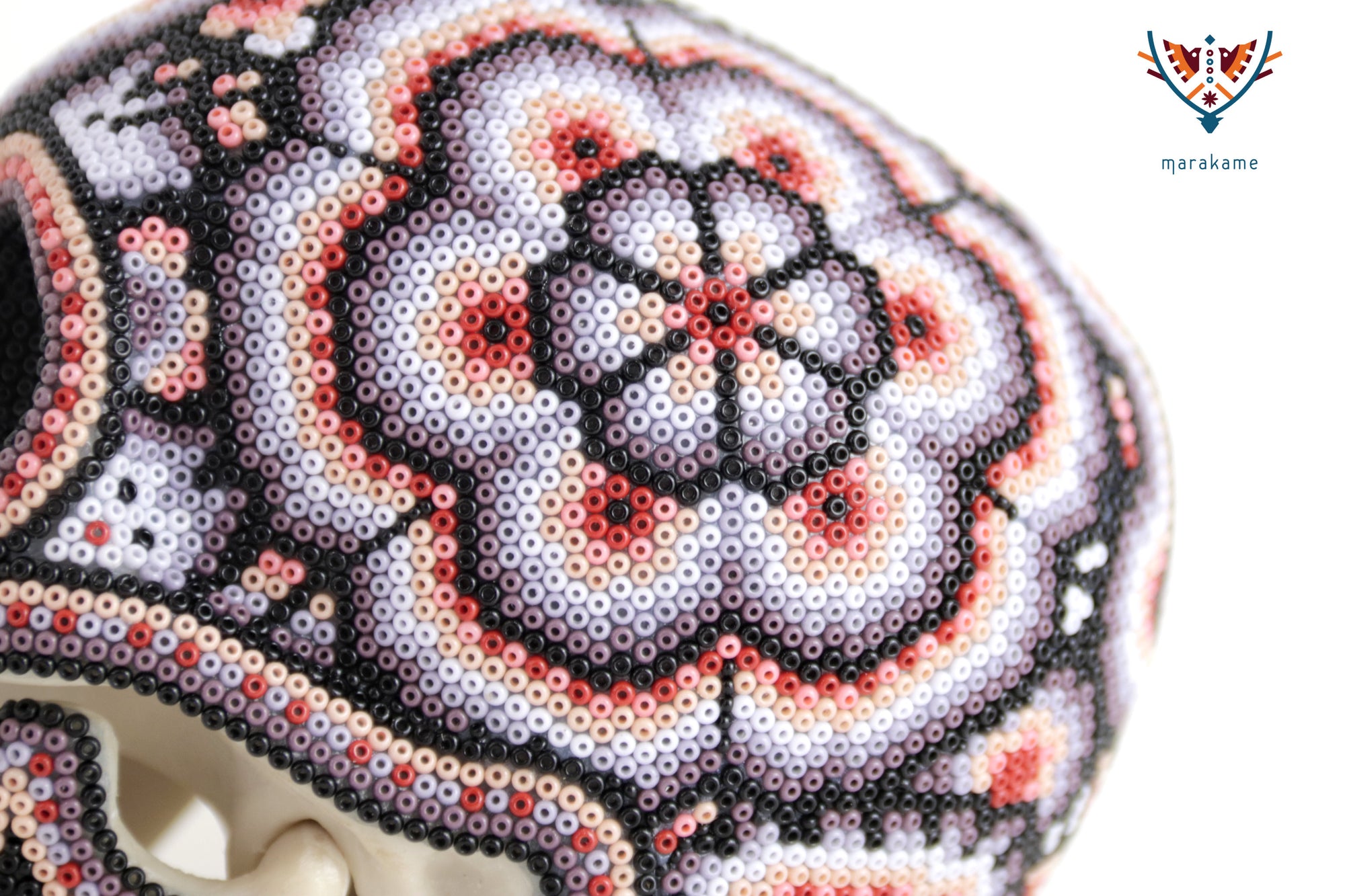Calavera Huichol Mediana - Eyekame - Jardín de ecos y memoria lunar