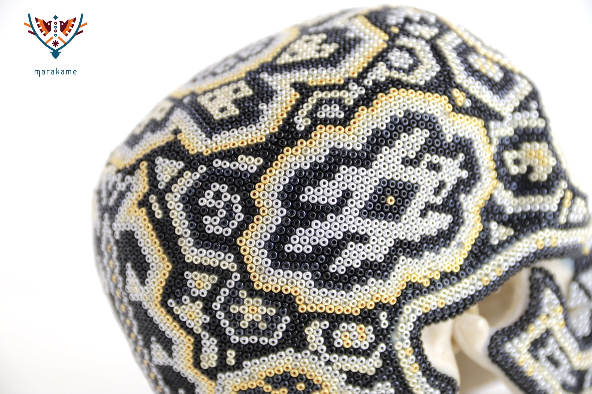 Calavera Huichol Mediana - Eyekame - Senderos de obsidiana y eco solar