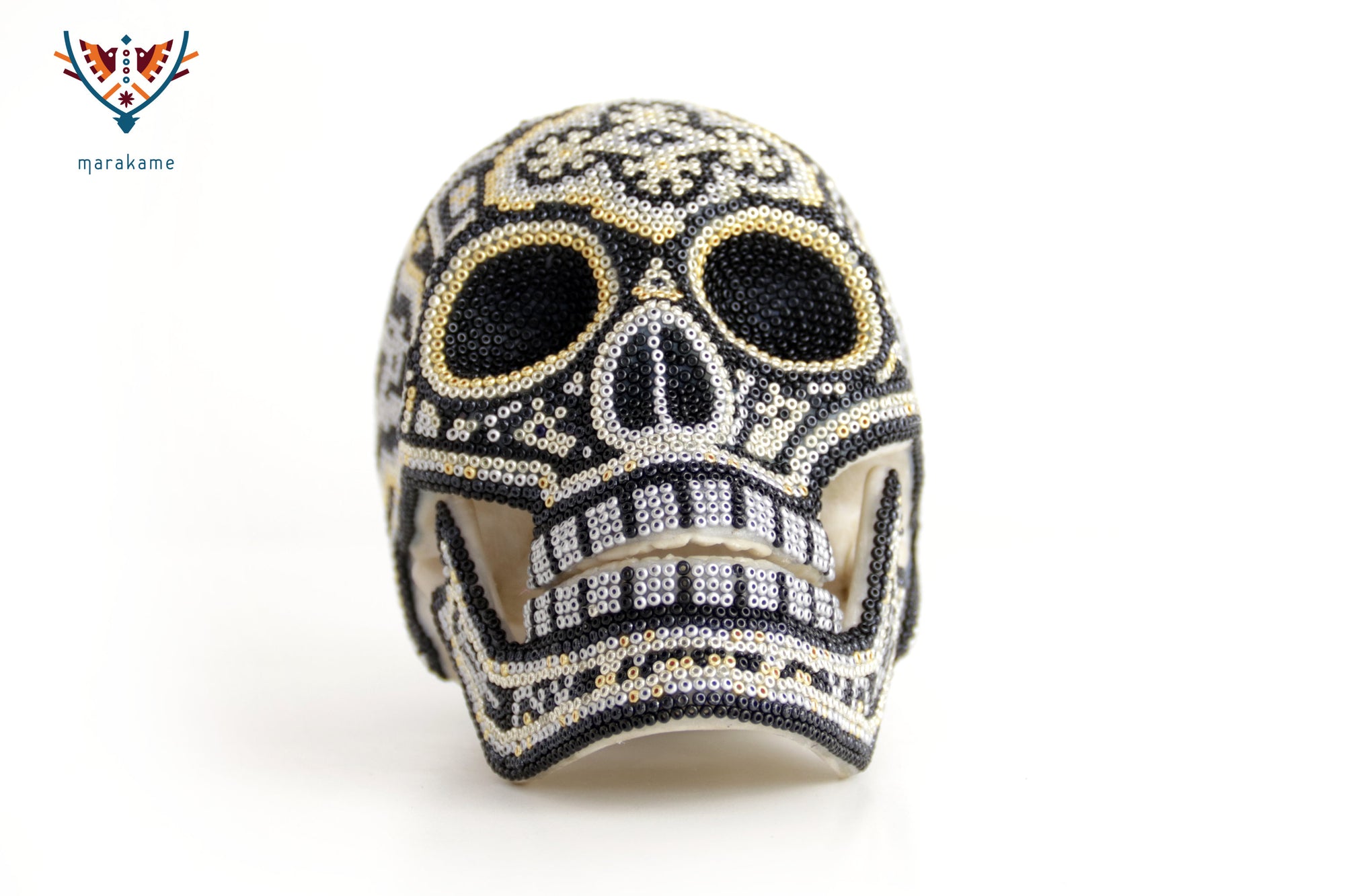 Calavera Huichol Mediana - Eyekame - Senderos de obsidiana y eco solar