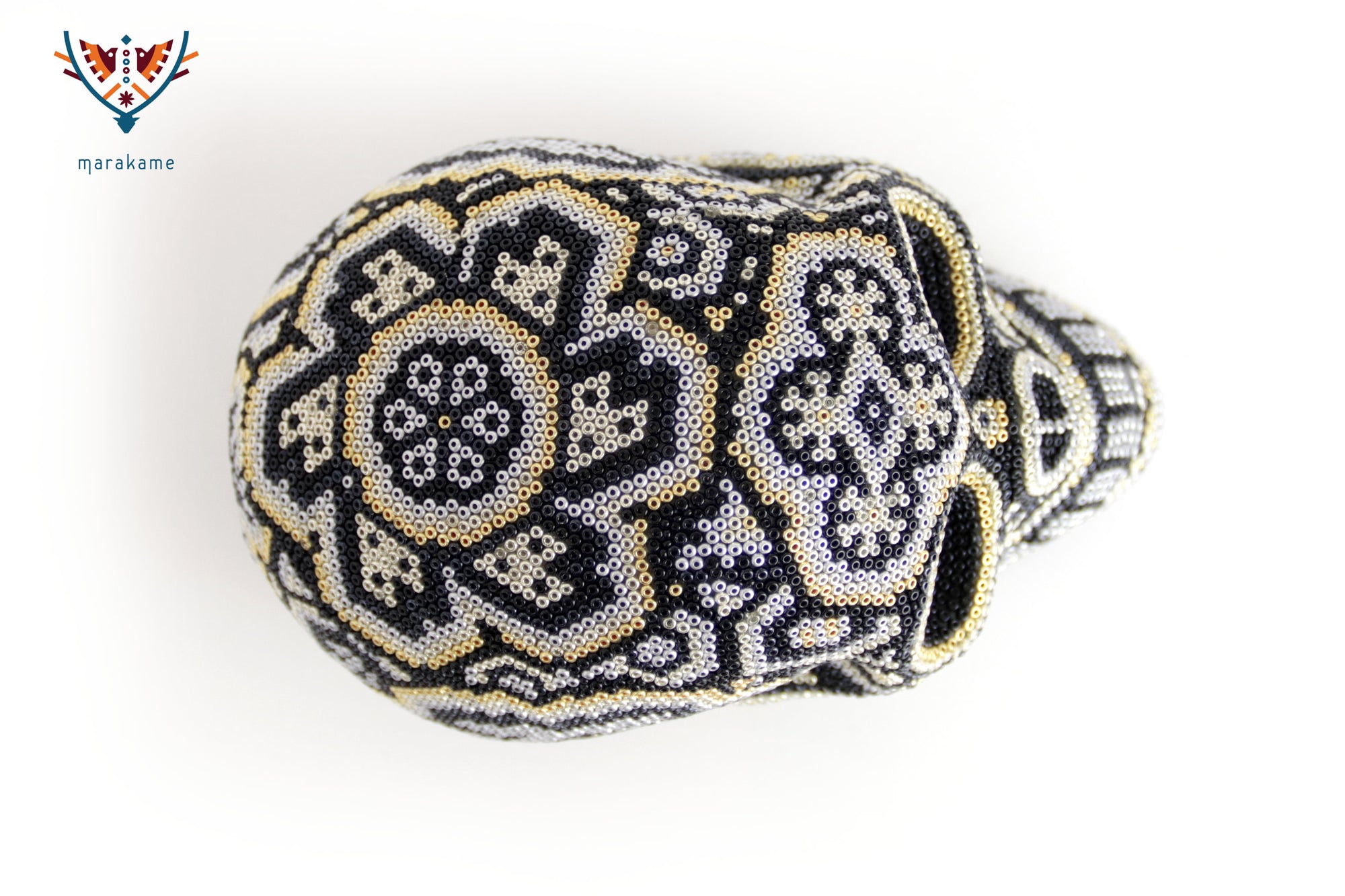 Calavera Huichol Mediana - Eyekame - Senderos de obsidiana y eco solar