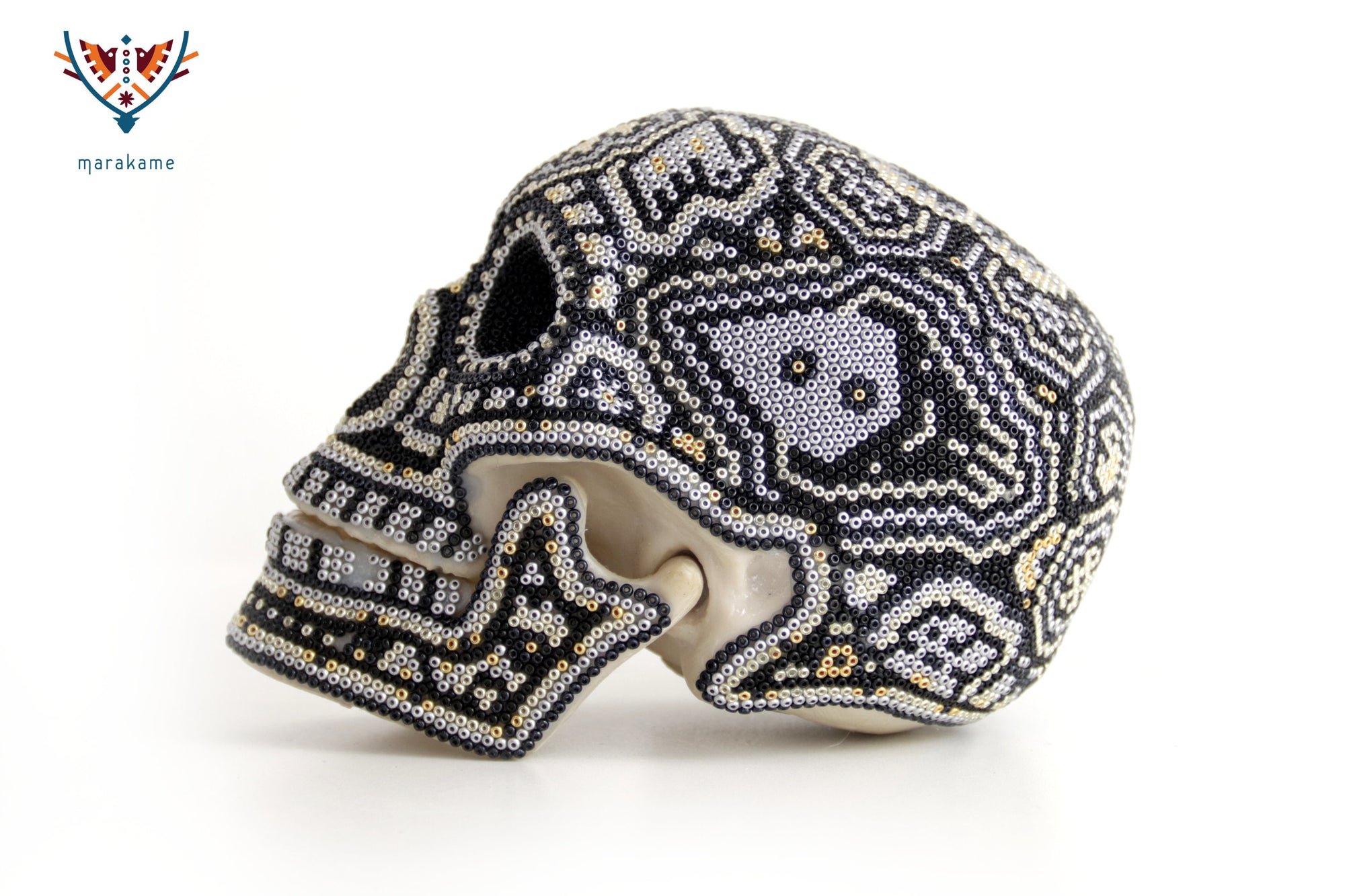 Calavera Huichol Mediana - Eyekame - Senderos del eclipse silencioso