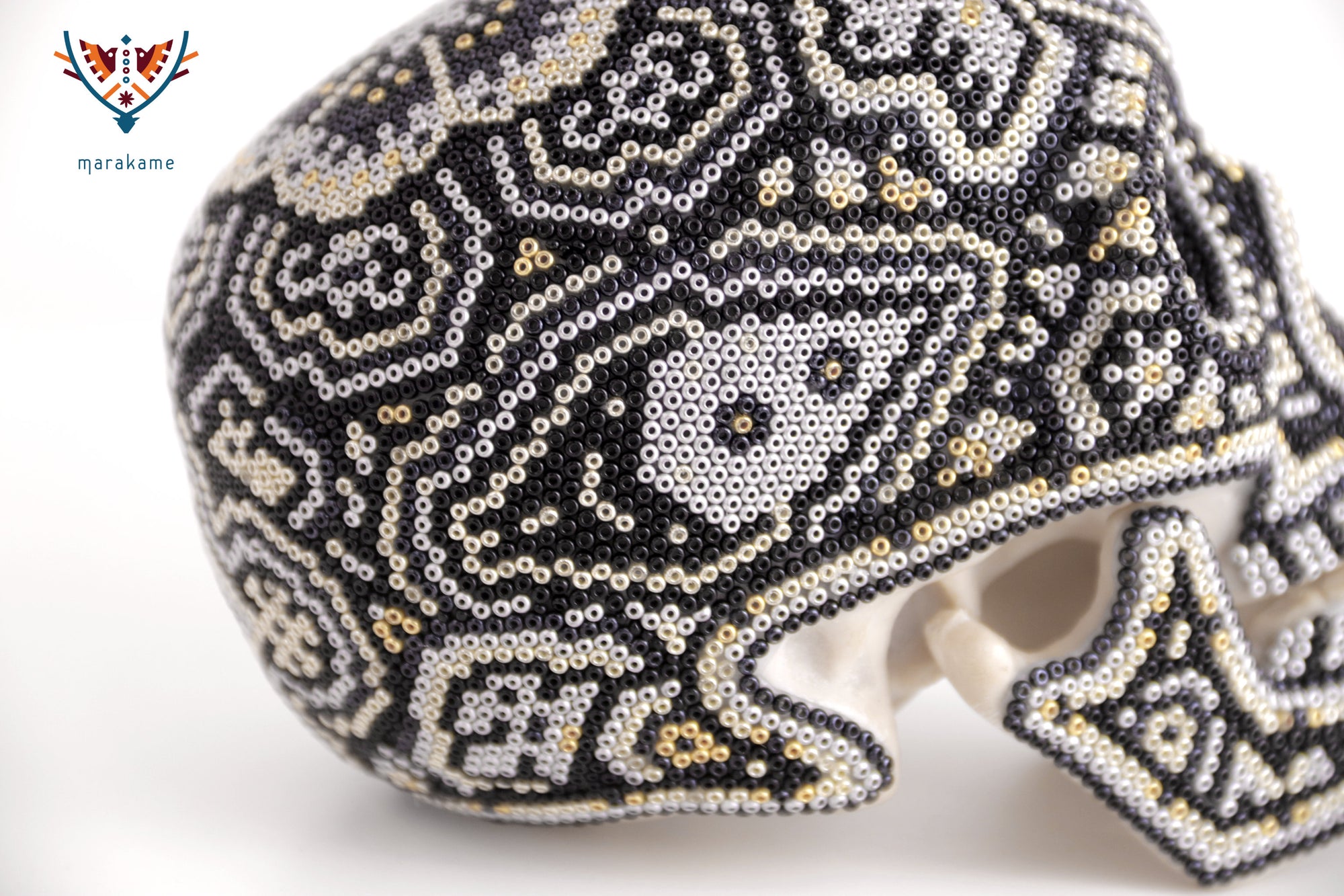 Calavera Huichol Mediana - Eyekame - Senderos del eclipse silencioso