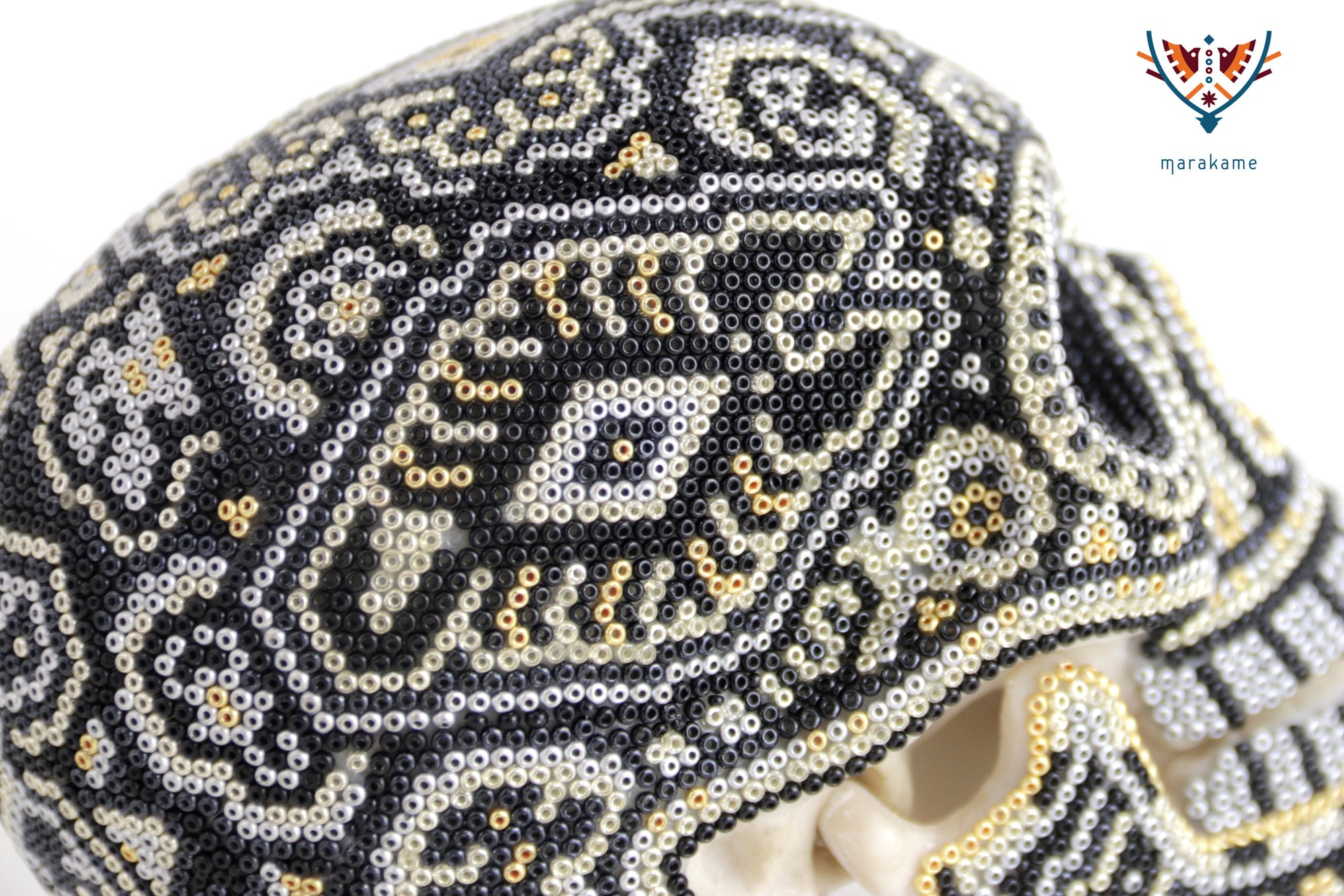 Calavera Huichol Mediana - Eyekame - Laberinto Nocturno