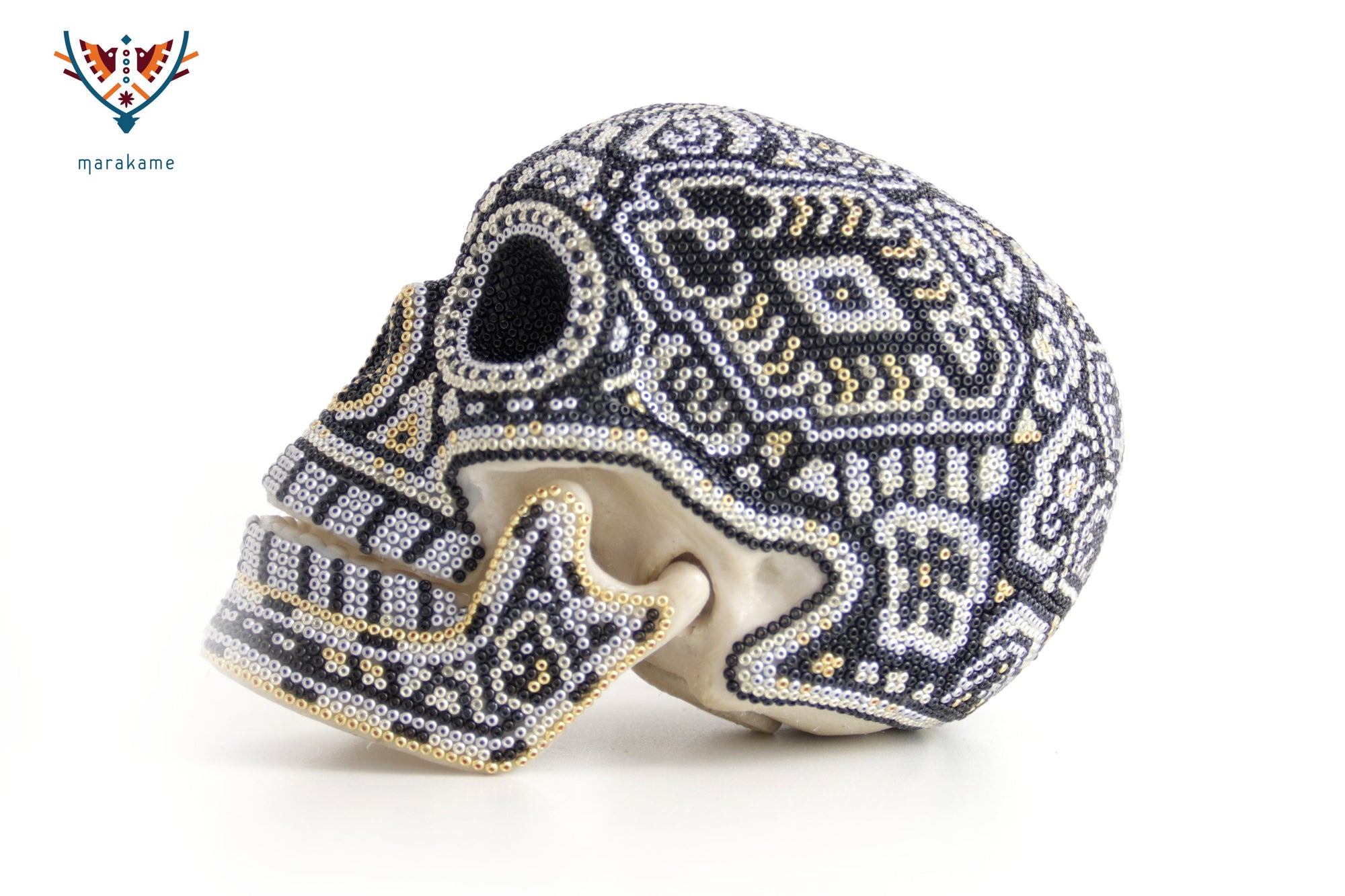 Calavera Huichol Mediana - Eyekame - Laberinto Nocturno