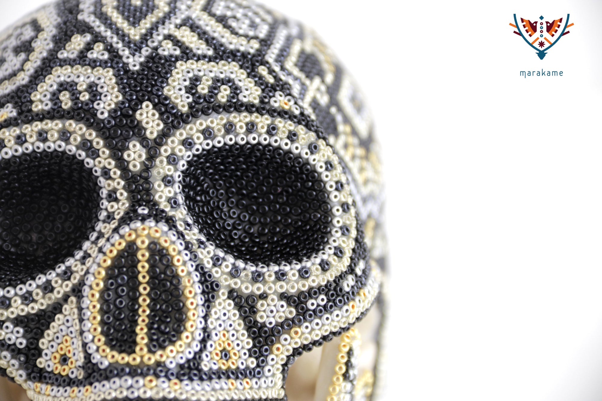 Calavera Huichol Mediana - Eyekame - Laberinto Nocturno