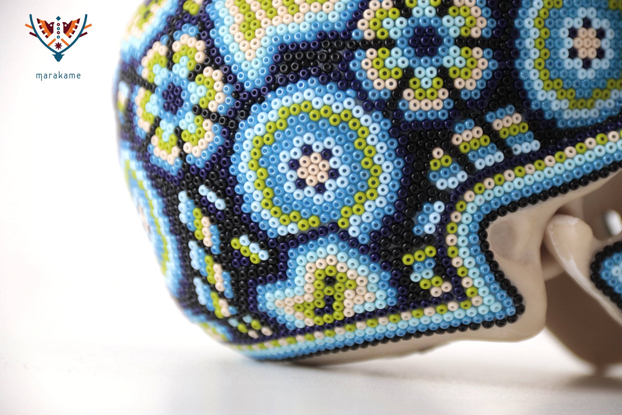 Calavera Huichol Mediana – Eyekame – Jardín del Cielo