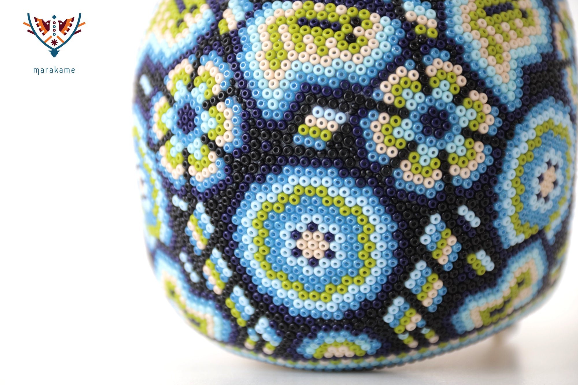 Calavera Huichol Mediana – Eyekame – Jardín del Cielo