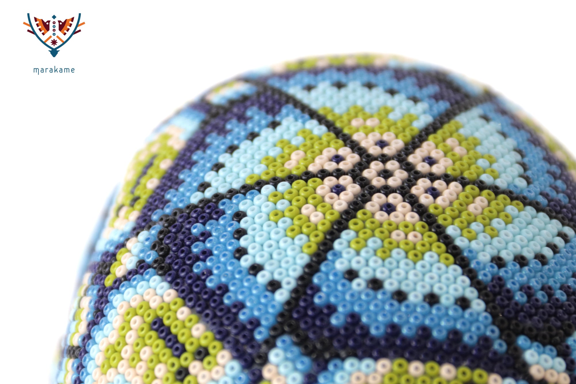 Calavera Huichol Mediana – Eyekame – Jardín del Cielo
