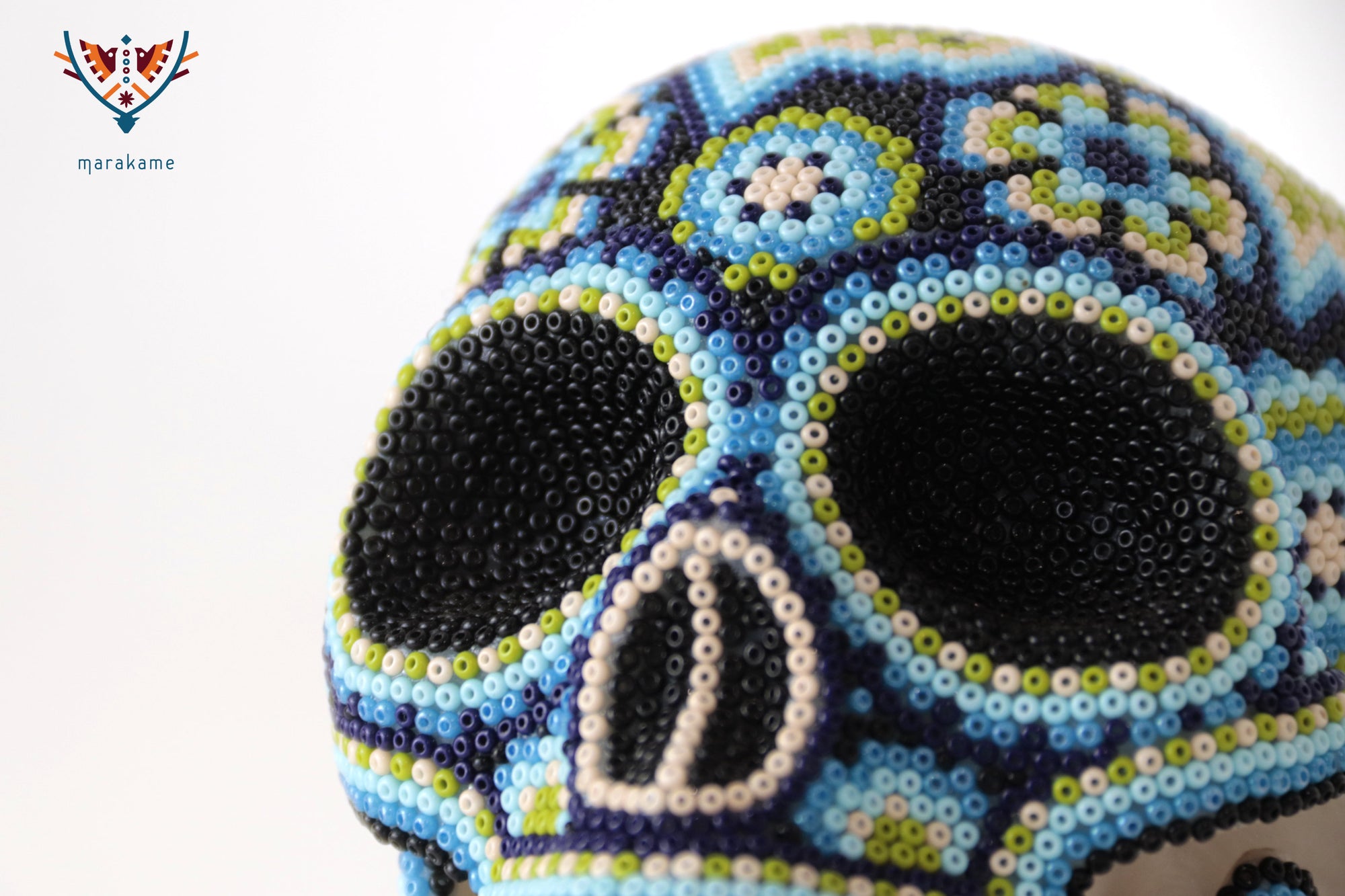 Calavera Huichol Mediana – Eyekame – Jardín del Cielo