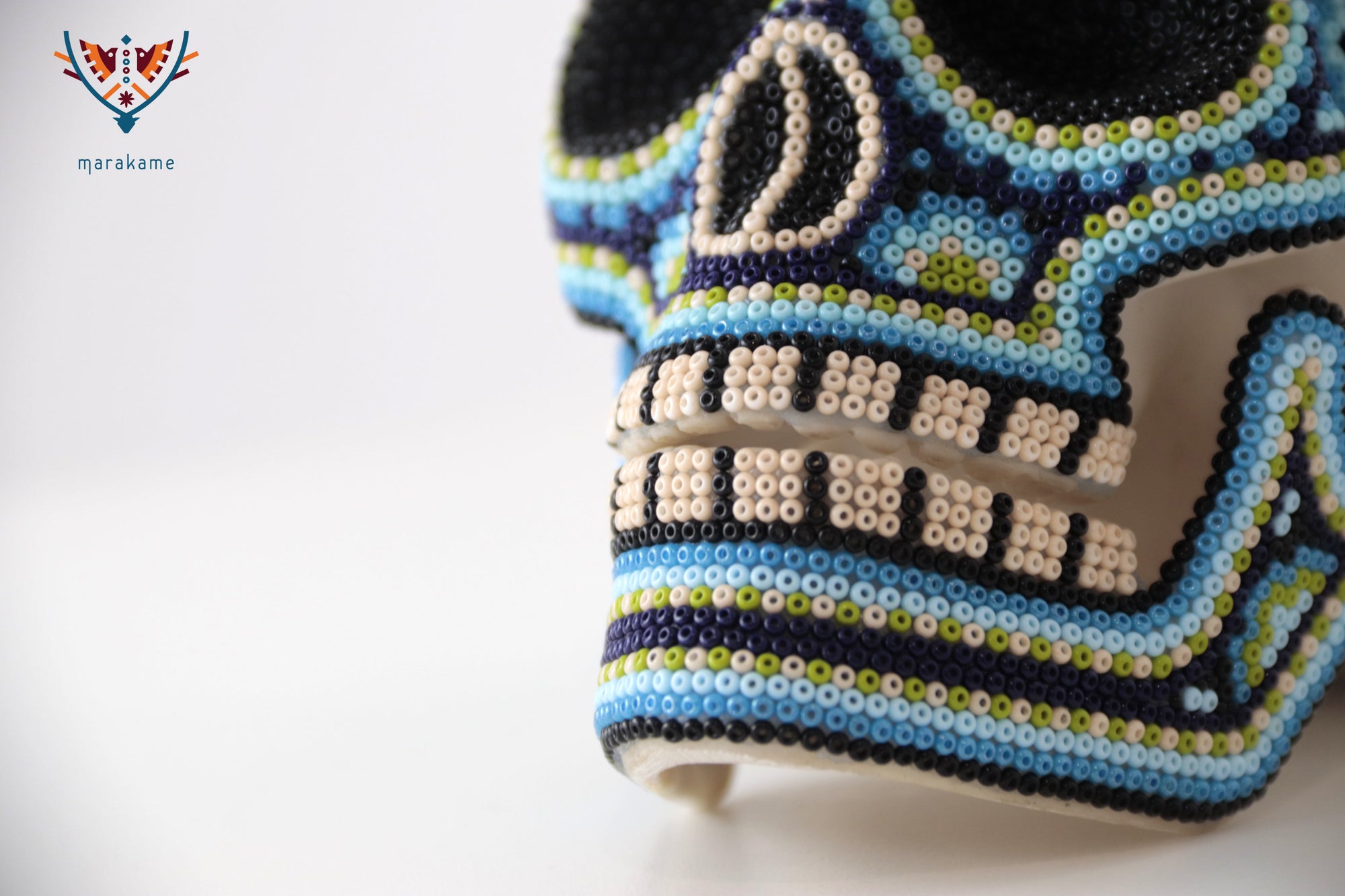 Calavera Huichol Mediana – Eyekame – Jardín del Cielo