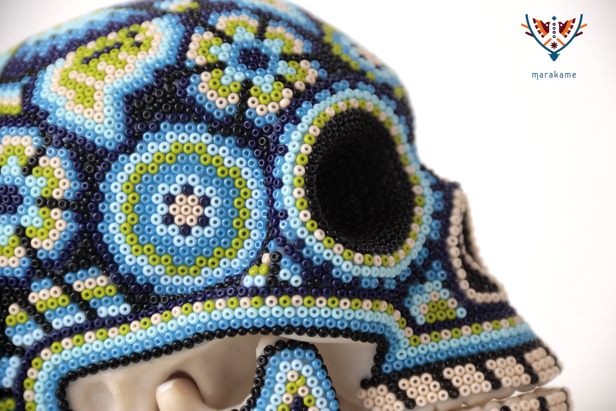 Calavera Huichol Mediana – Eyekame – Jardín del Cielo