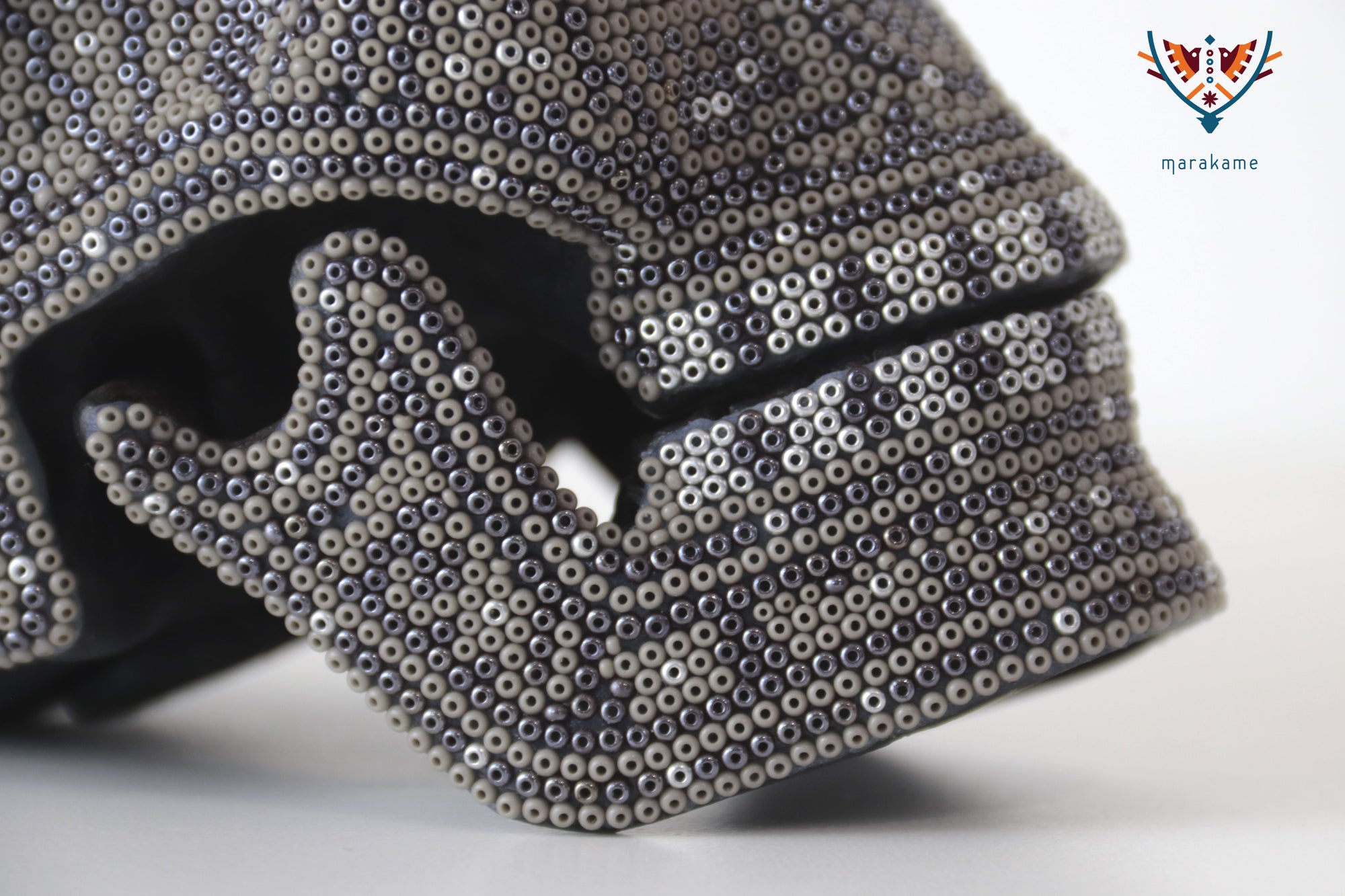 Calavera Huichol Mediana - Eyekame - Plata Ancestral