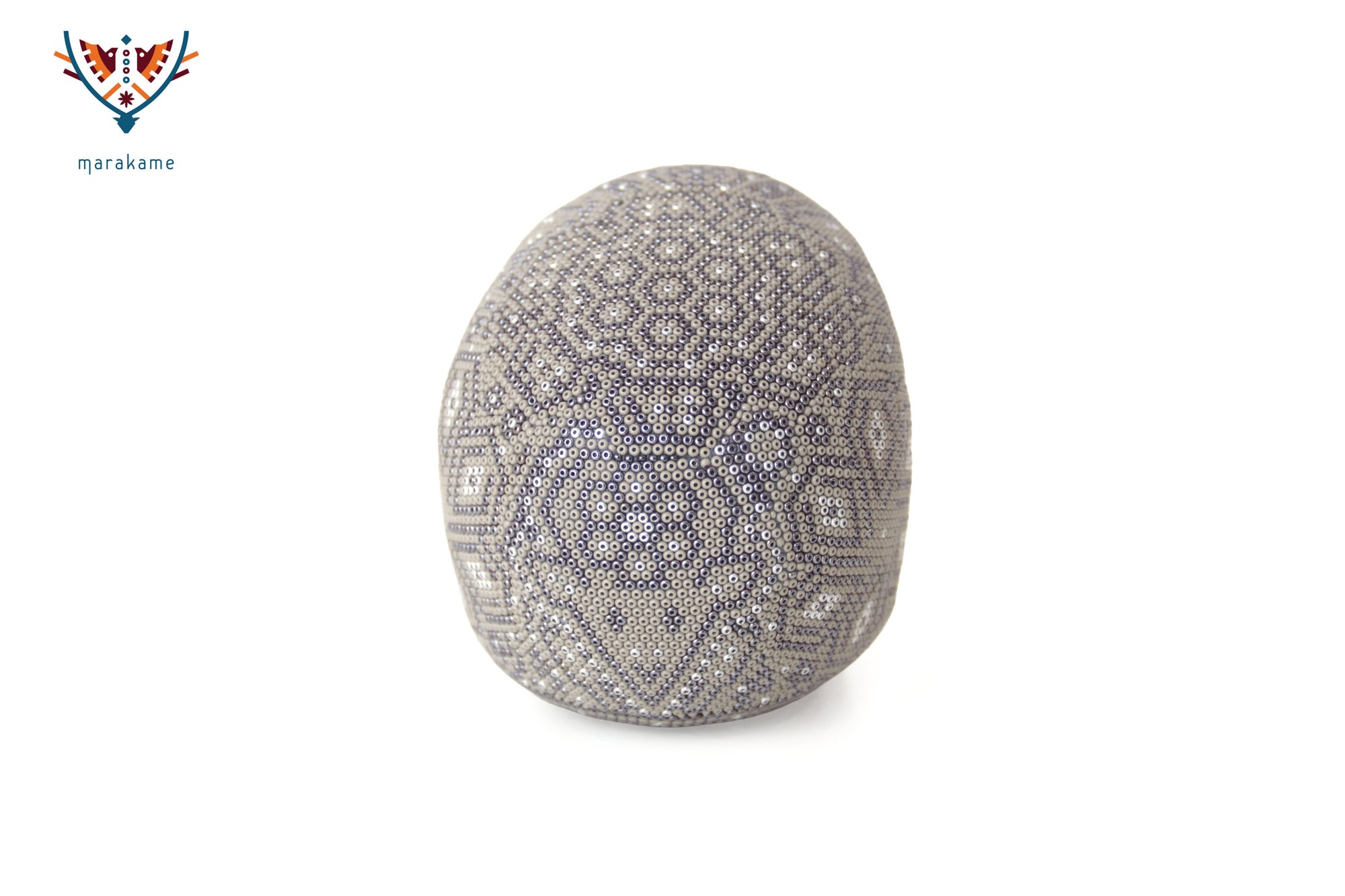 Calavera Huichol Mediana - Eyekame - Plata Ancestral