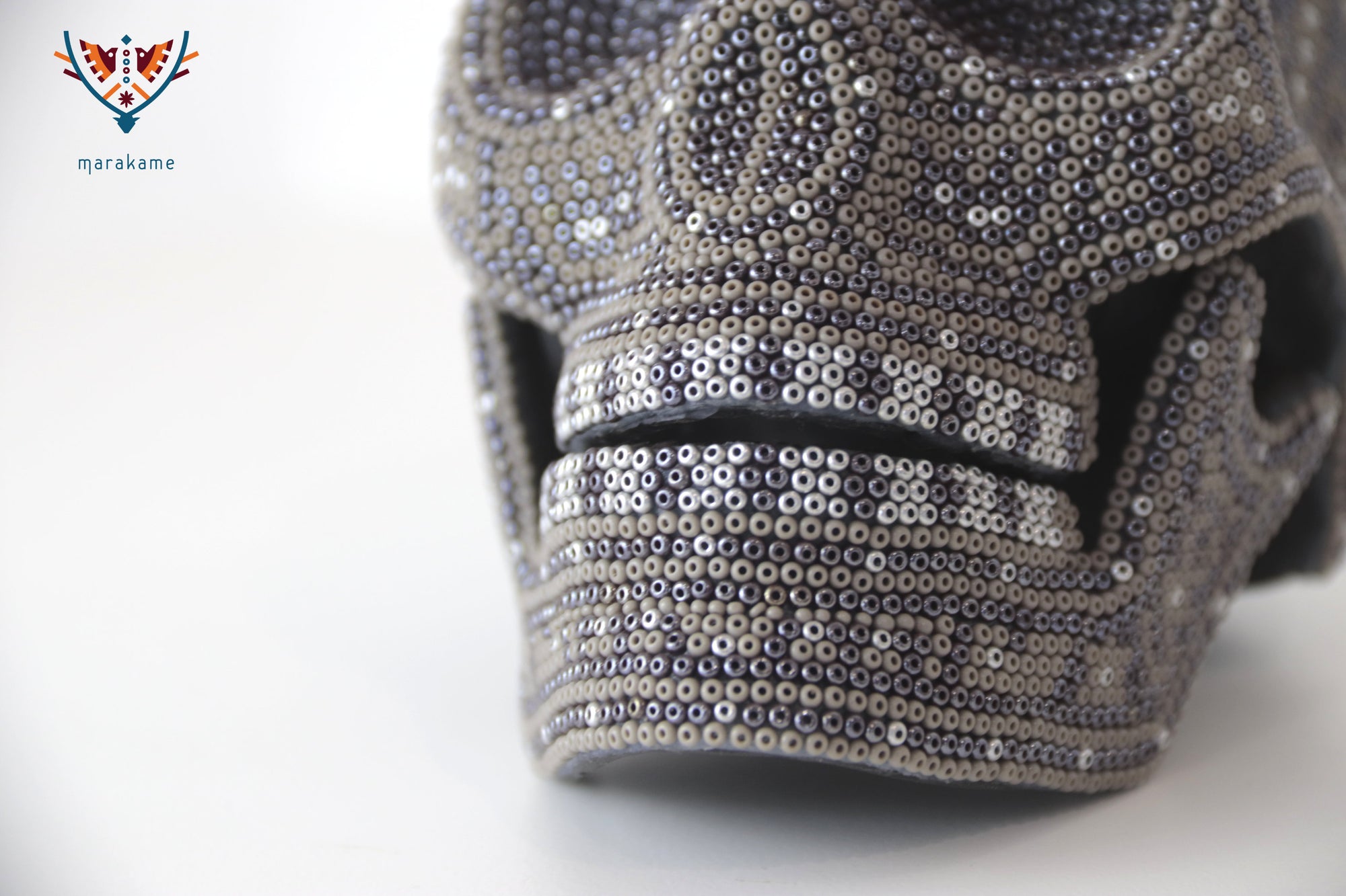Calavera Huichol Mediana - Eyekame - Plata Ancestral
