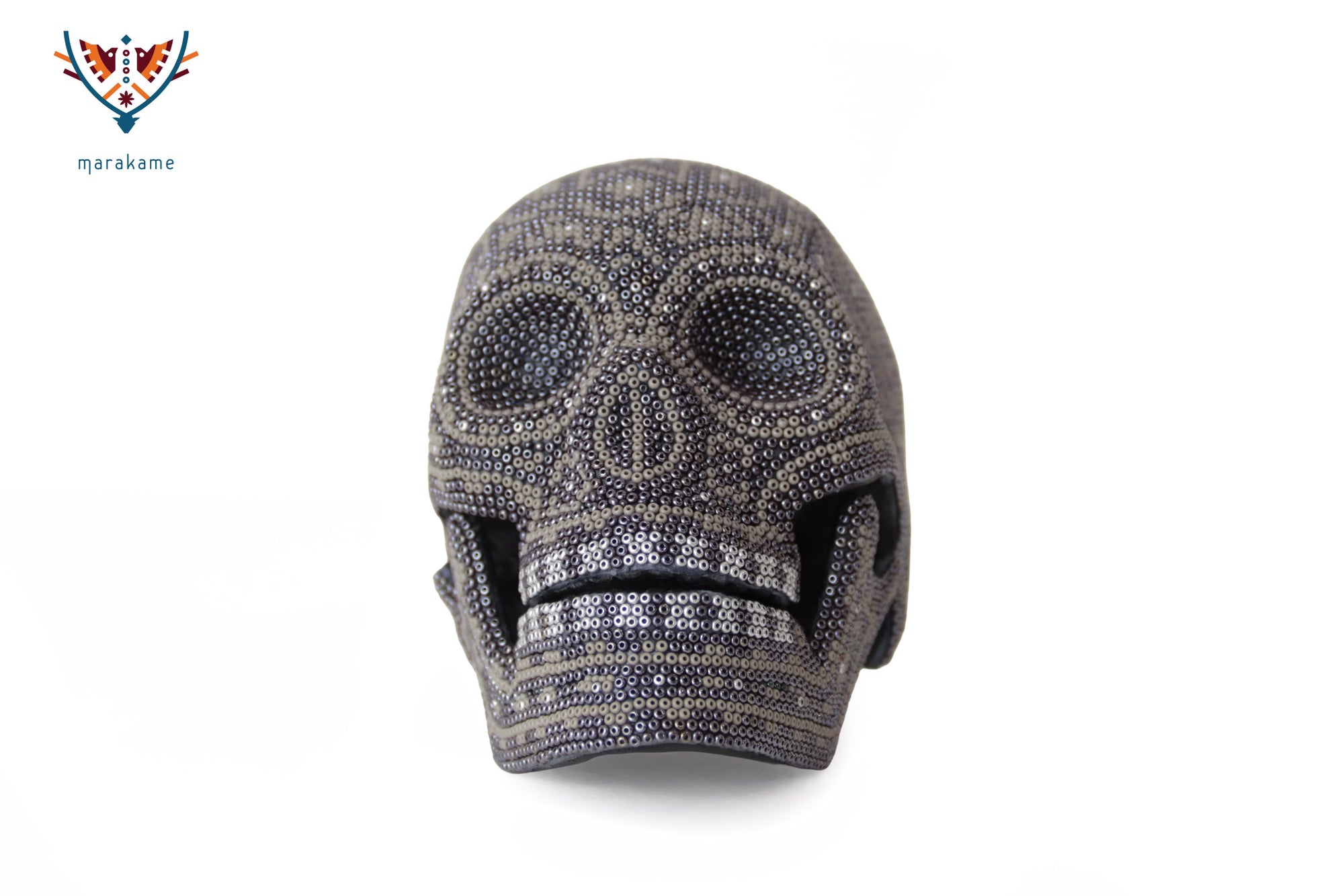 Calavera Huichol Mediana - Eyekame - Espiral del Silencio