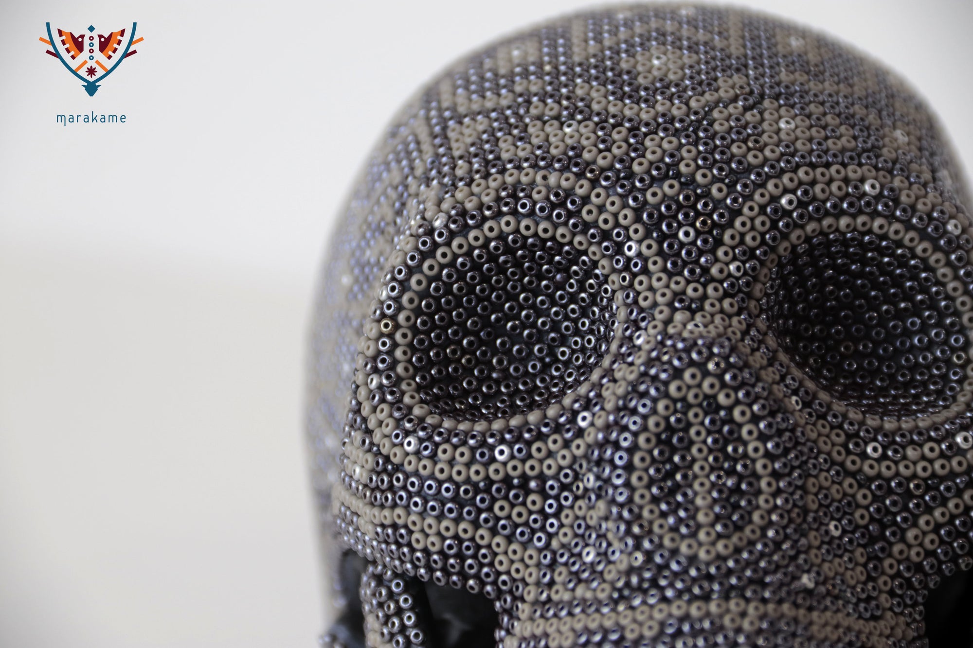 Calavera Huichol Mediana - Eyekame - Espiral del Silencio